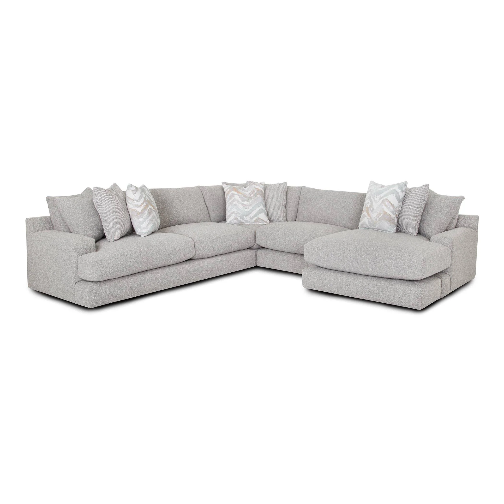 Franklin Meade Fabric 3 pc Sectional 961-59/961-04/961-14 3315-07 - Image 1
