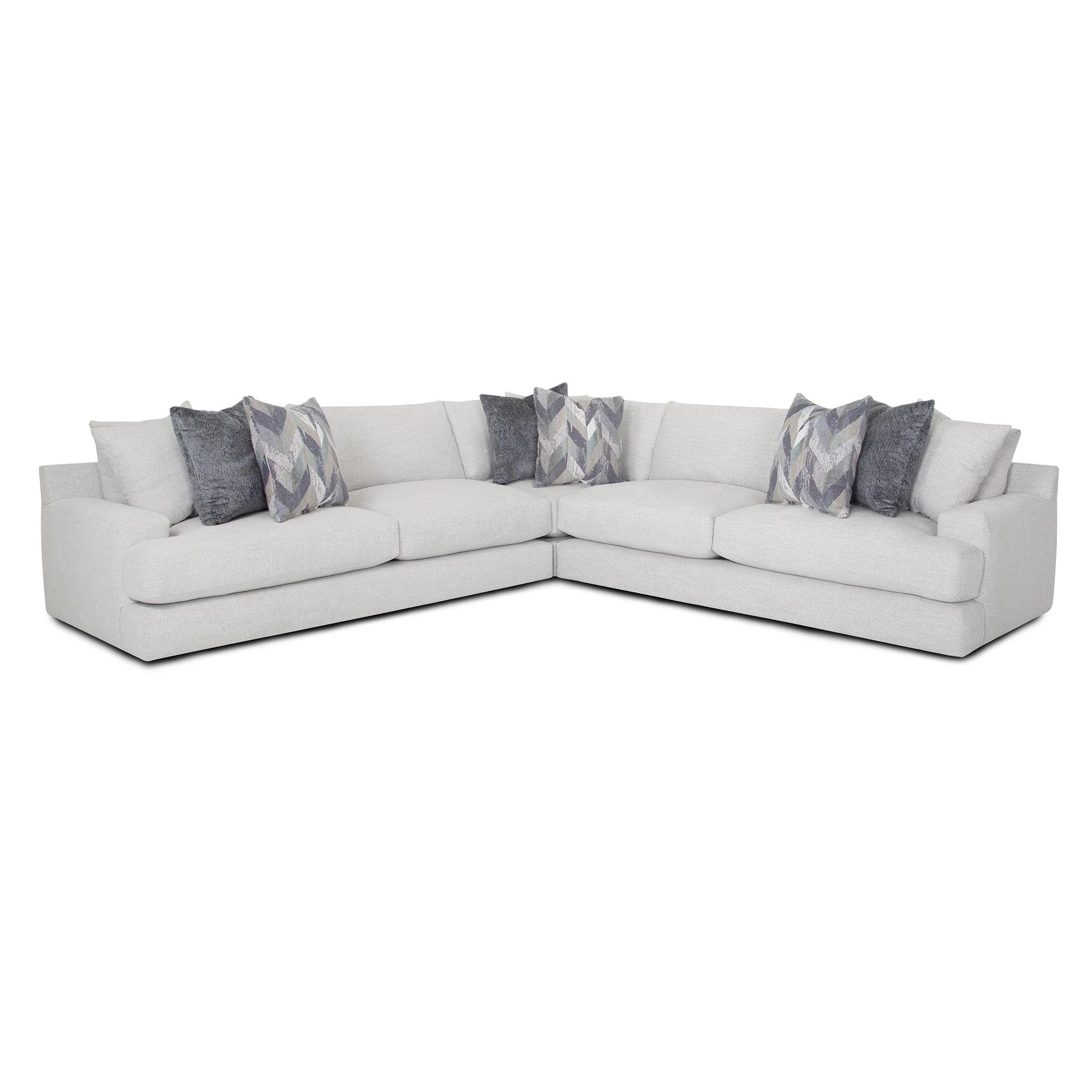 Franklin Alistair Fabric 3 pc Sectional 961-59 3317-08/961-04 3317-08/961-60 3317-08 - Image 1