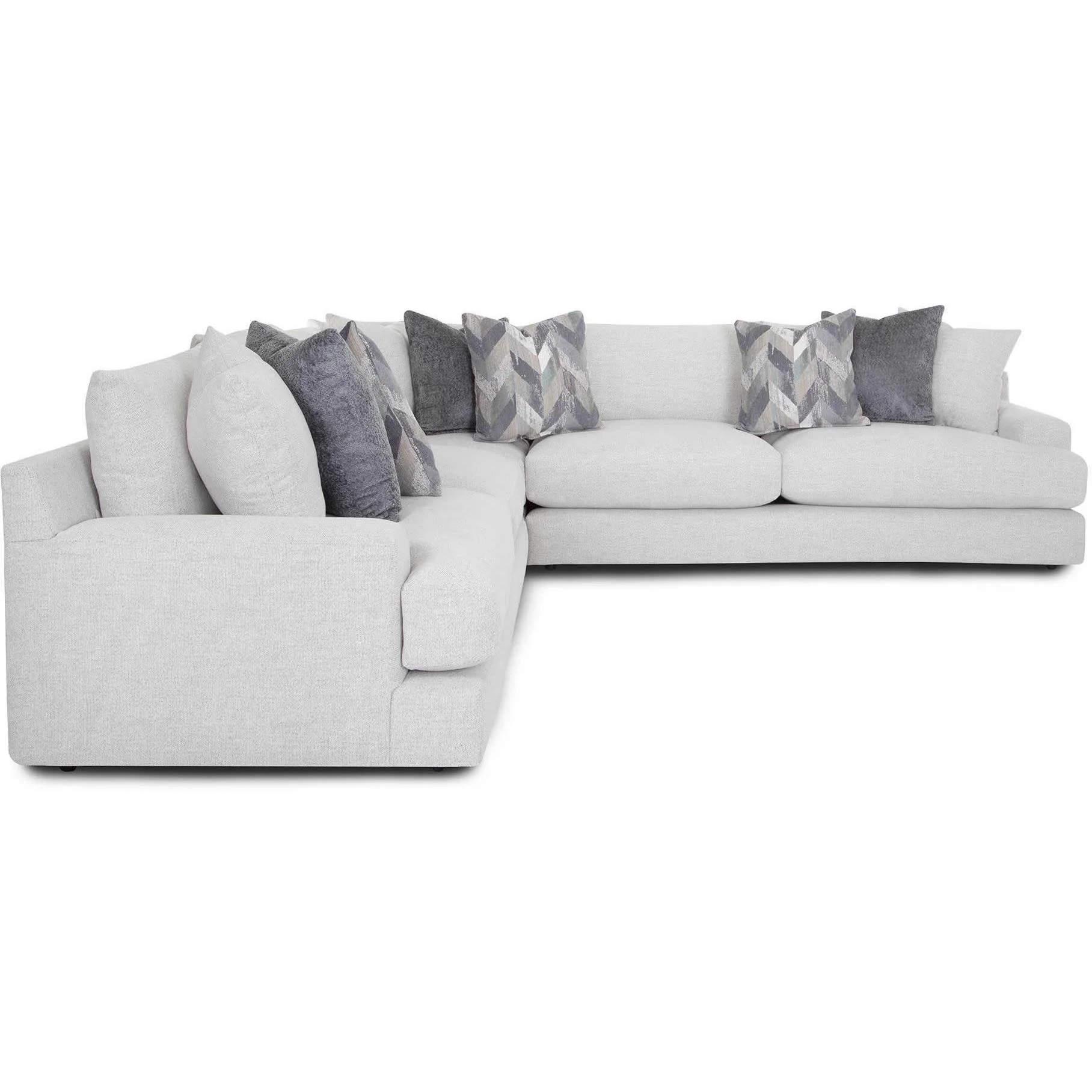 Franklin Alistair Fabric 3 pc Sectional 961-59 3317-08/961-04 3317-08/961-60 3317-08 - Image 2