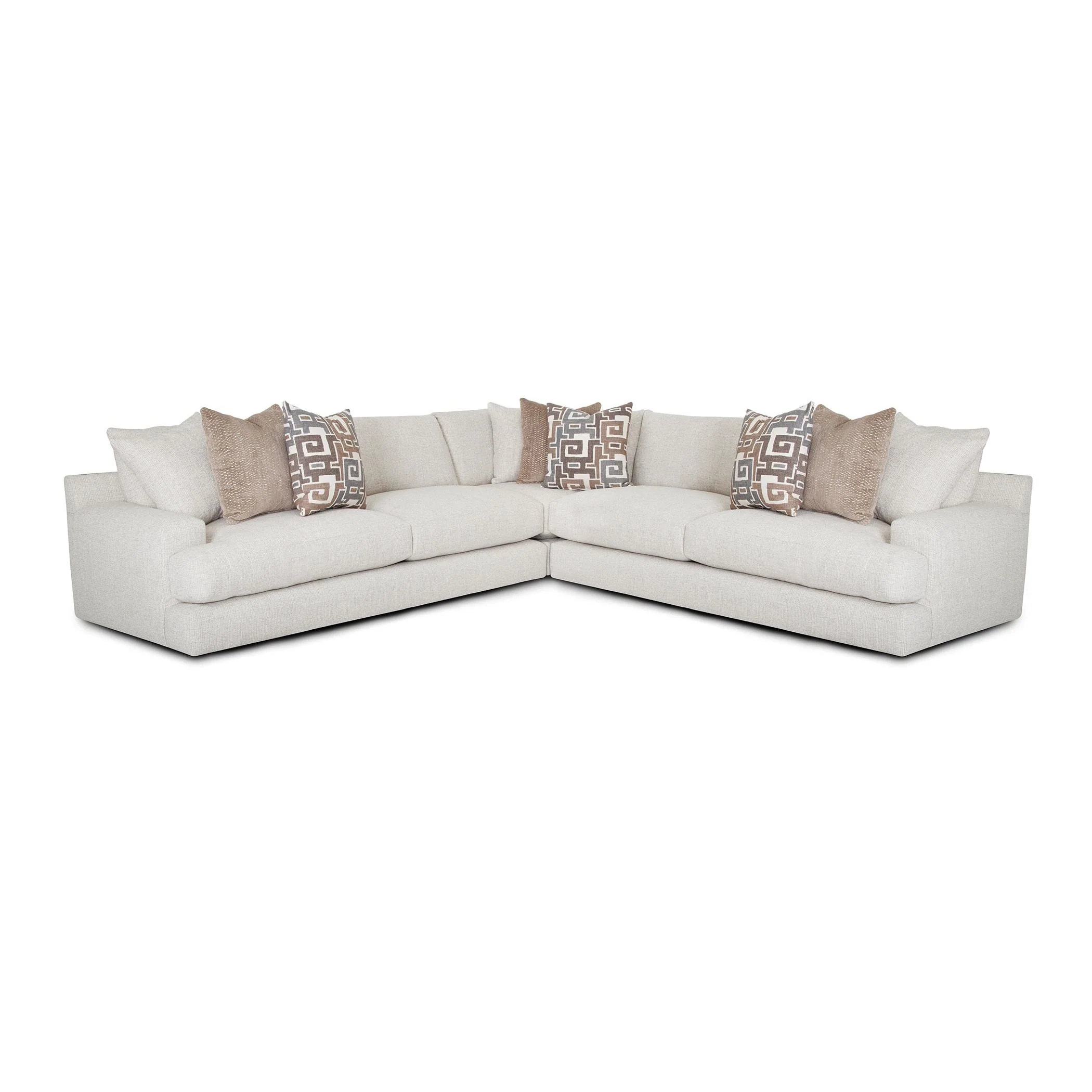 Franklin Jude Fabric 3 pc Sectional 961-59/961-04/961-60 3328-28 - Image 1