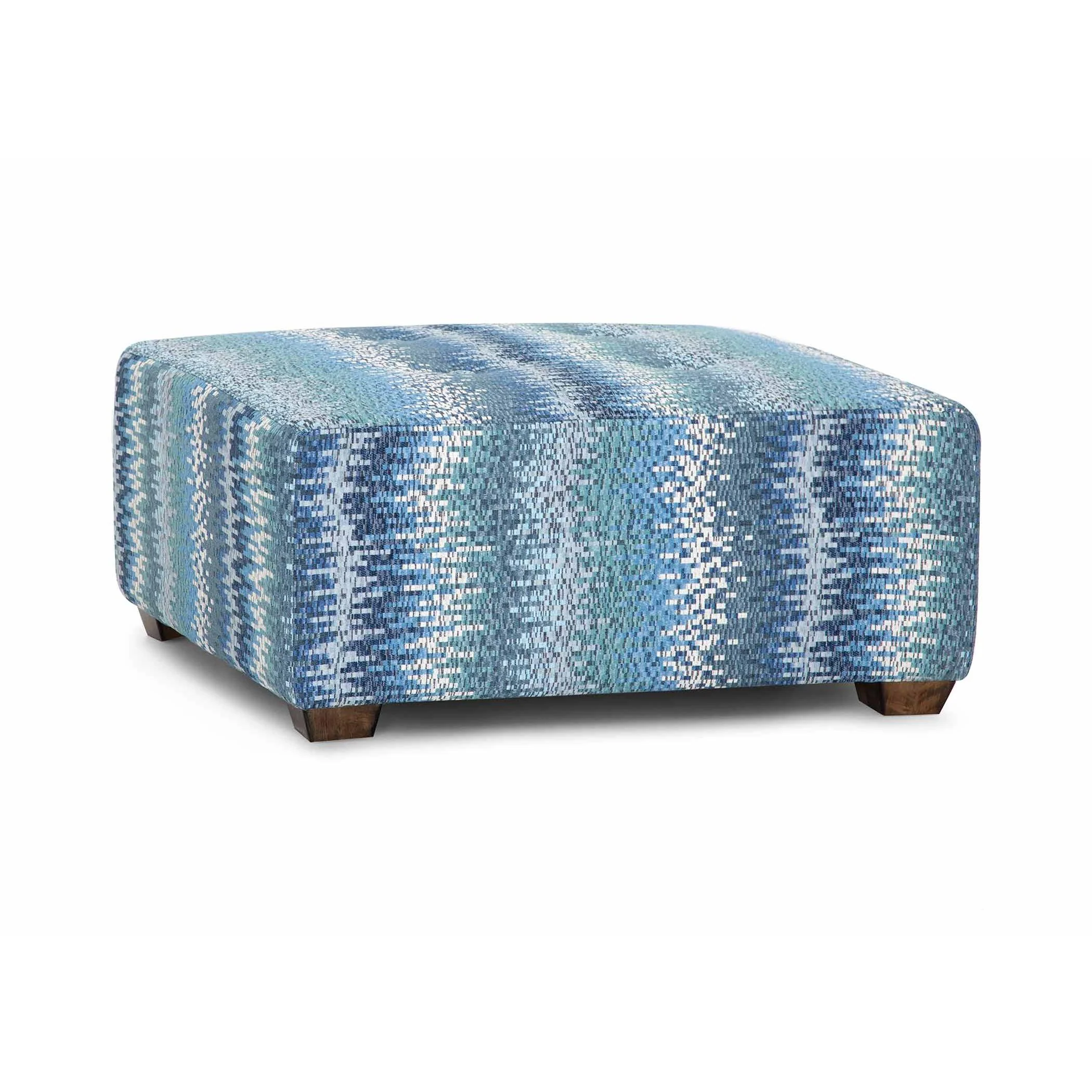 Franklin Fabric Ottoman 78318 1905-45 - Image 1