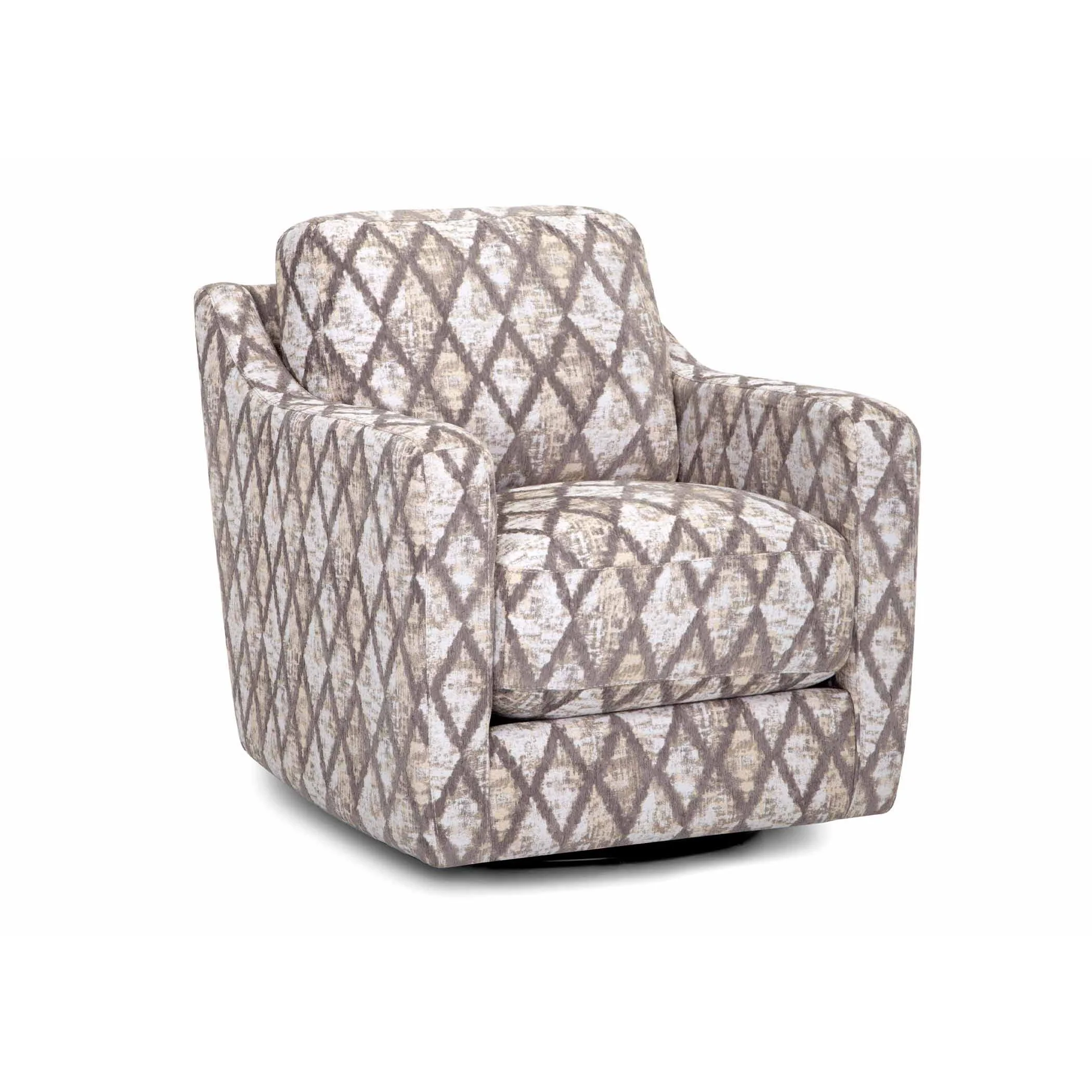 Franklin Swivel Fabric Accent Chair 2183 3976-08 - Image 1