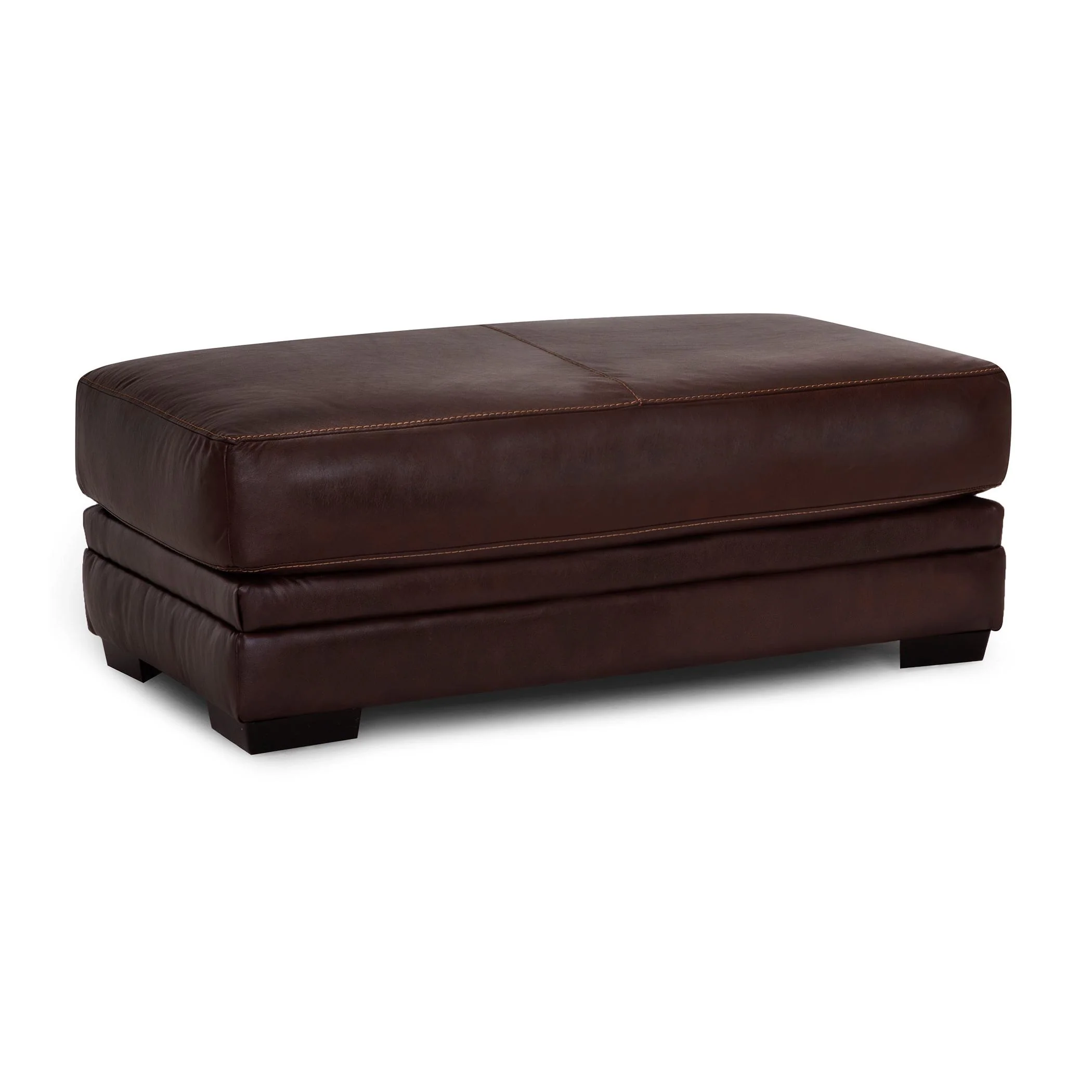 Franklin Marcello Leather Ottoman 973-18 LM 92-14 - Image 1