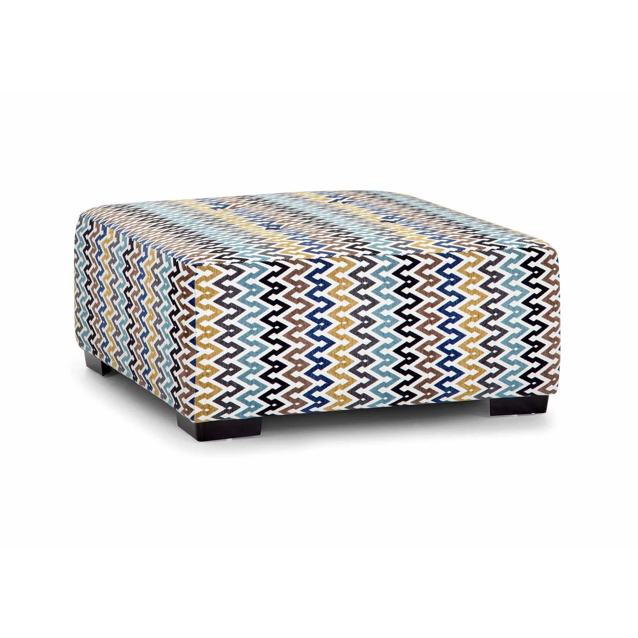 Franklin Fabric Ottoman 75018 3986-43 - Image 1