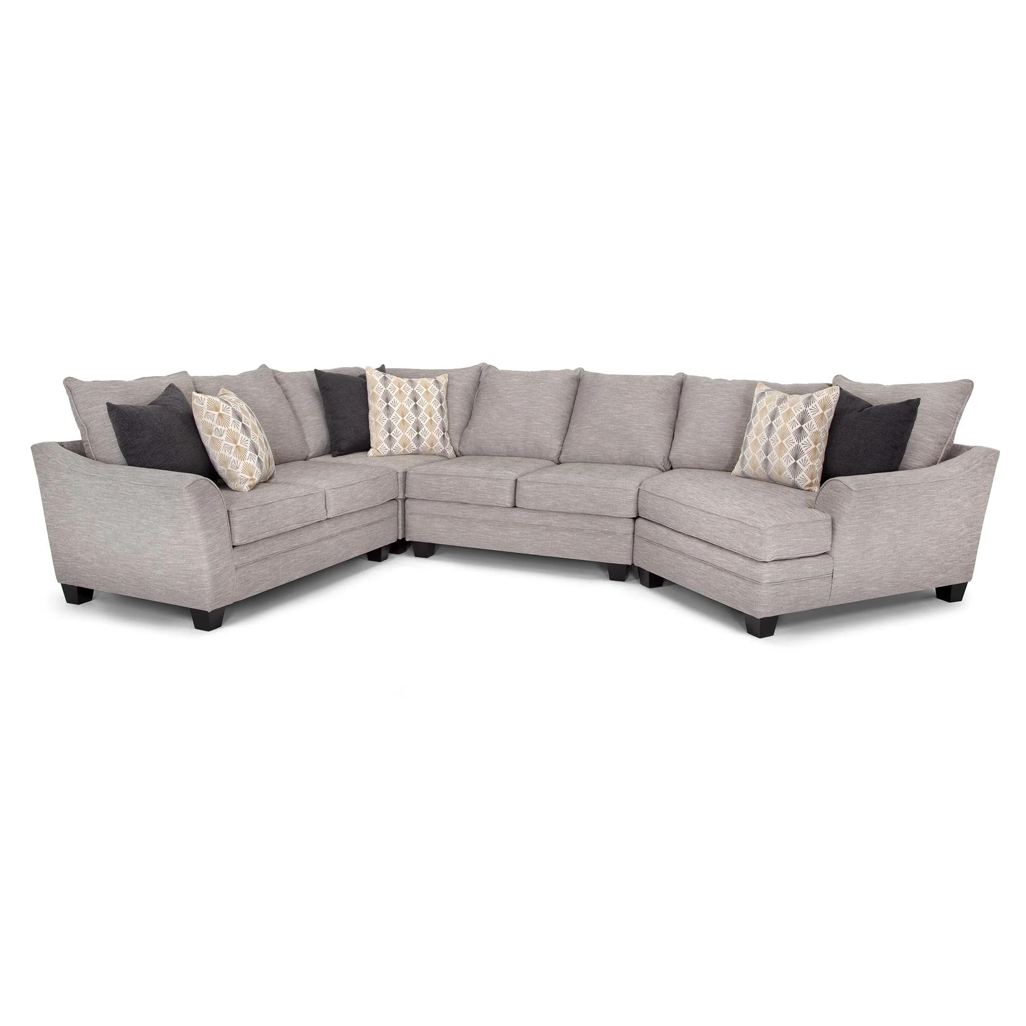 Franklin Springer Fabric 4 pc Sectional 983-59/983-04/983-69/983-98 3510-05 - Image 1