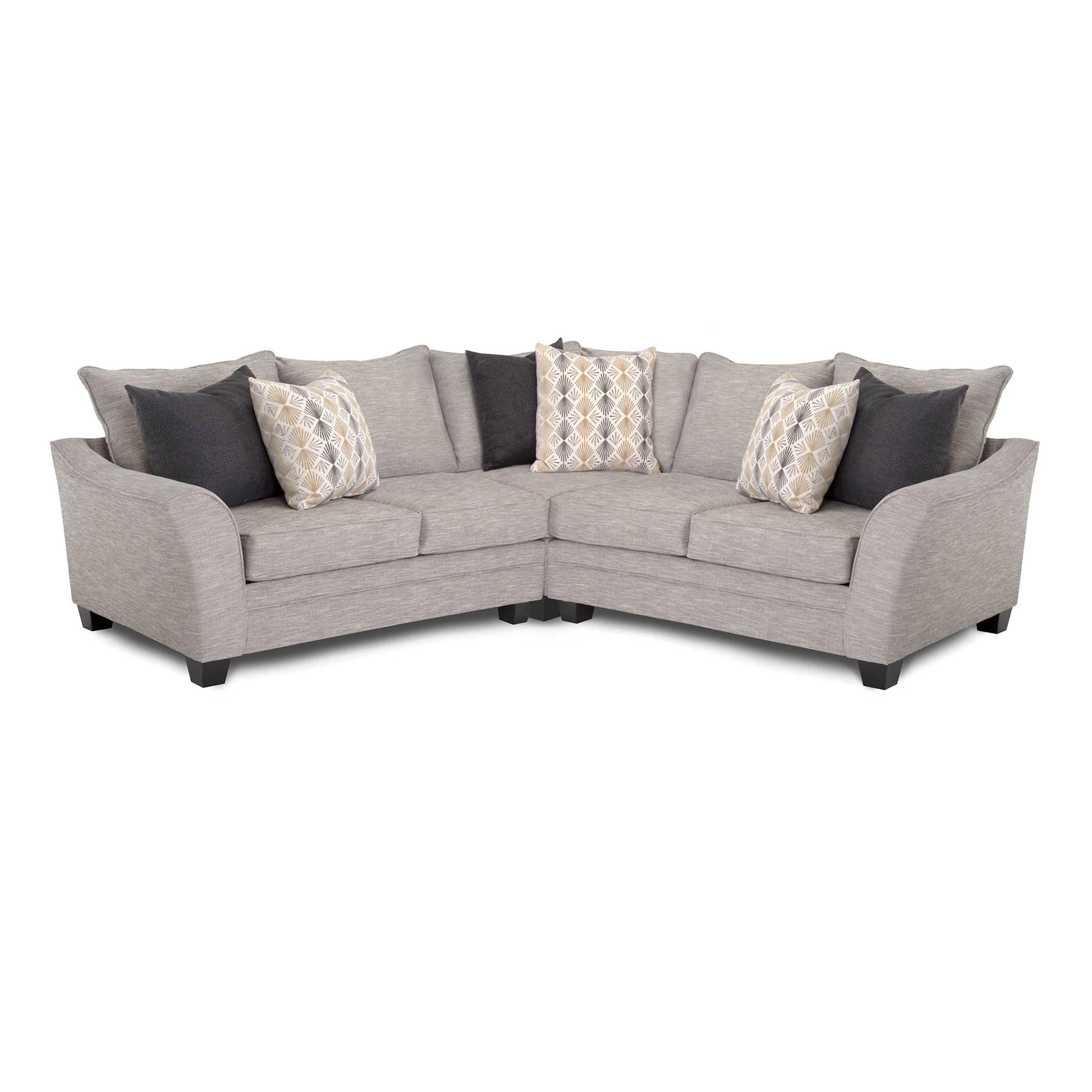 Franklin Springer Fabric 3 pc Sectional 983-59/983-04/983-60 3510-05 - Image 1