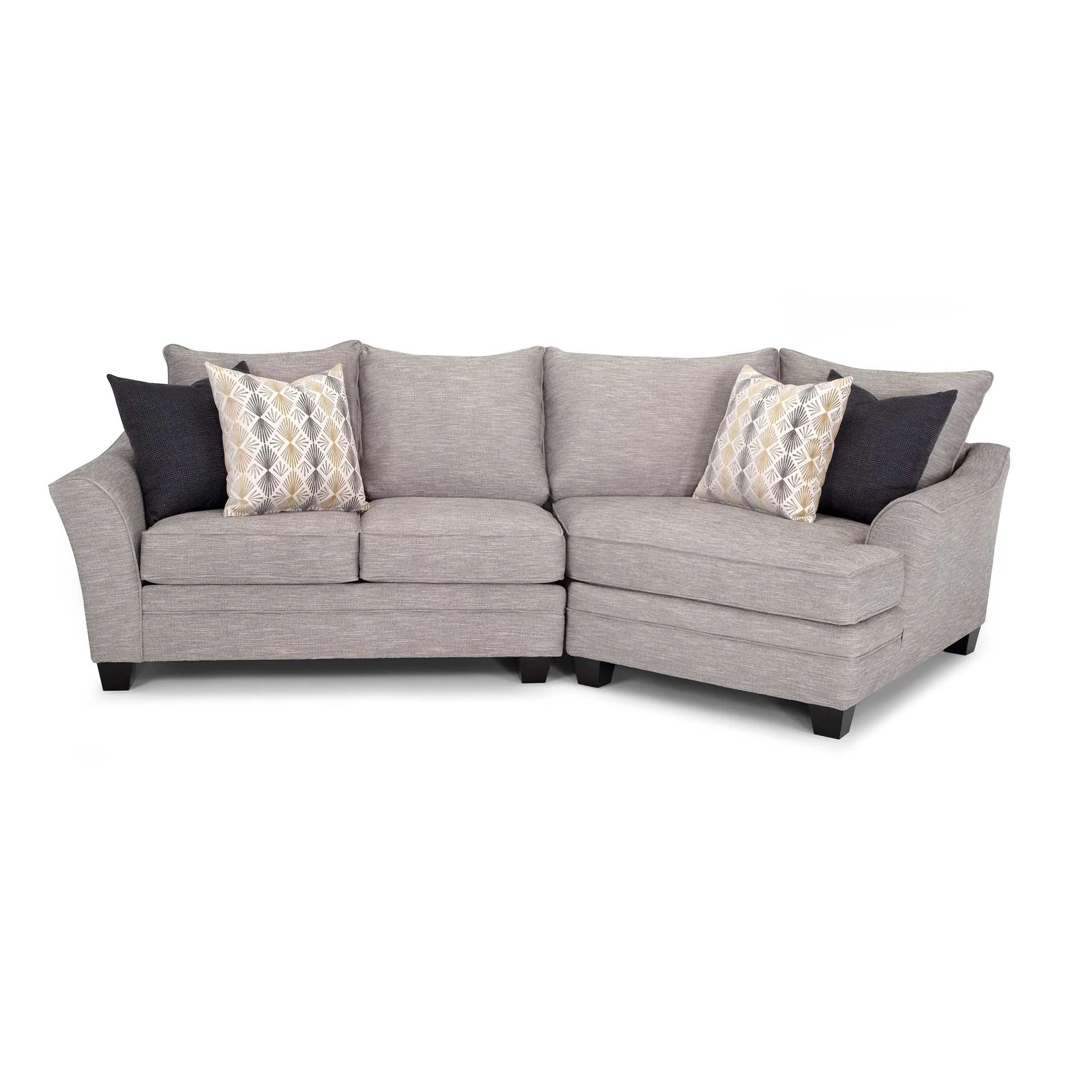 Franklin Springer Fabric 2 pc Sectional 983-59/983-98 3510-05 - Image 1