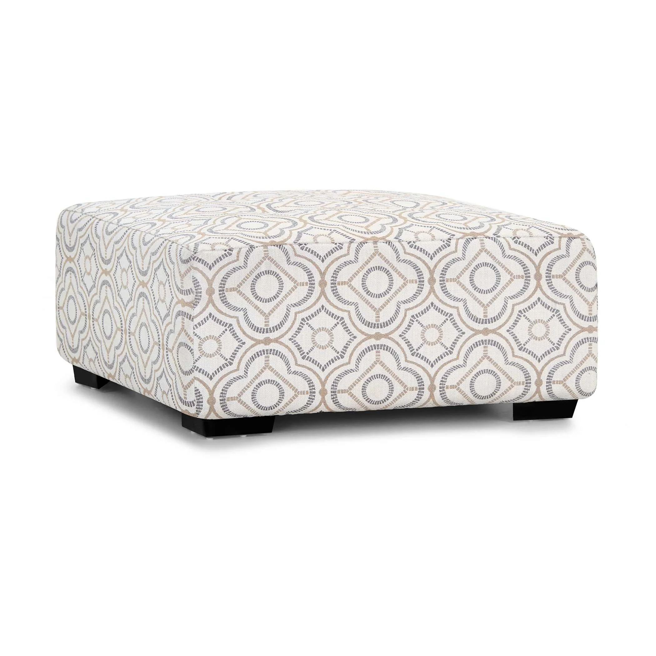 Franklin Fabric Ottoman 75018 3915-27 - Image 1