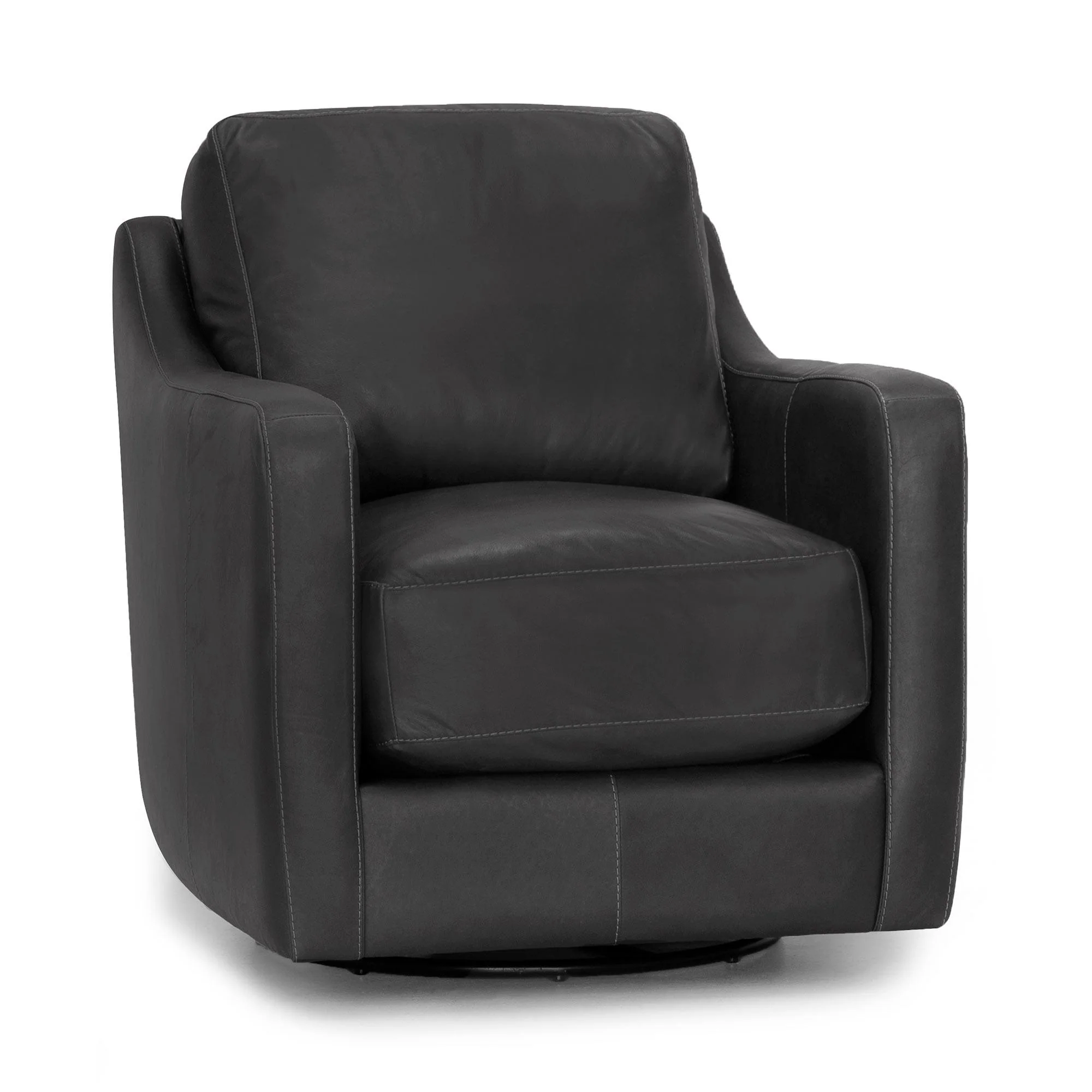 Franklin Swivel Leather Accent Chair 2183 LM 95-04 - Image 1