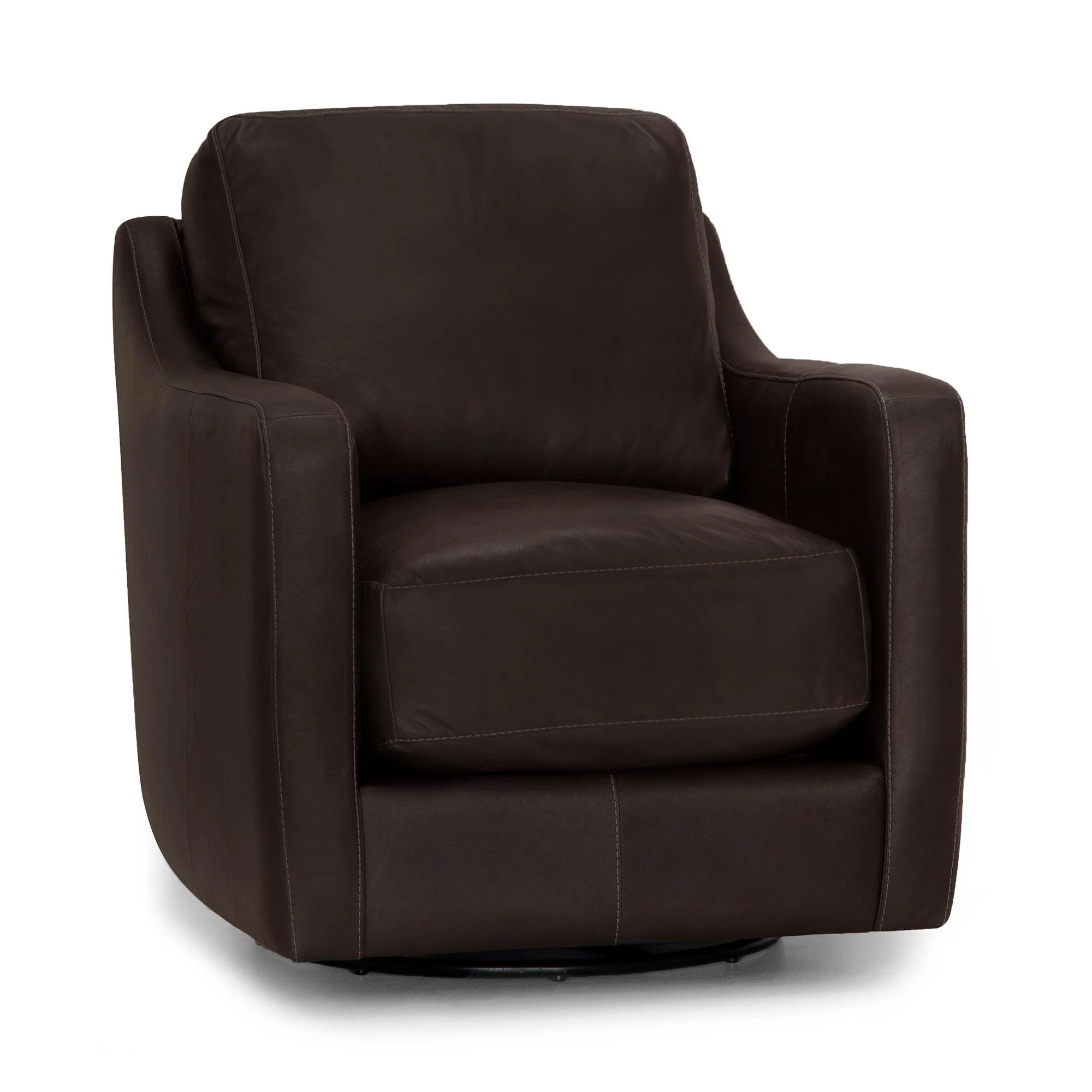 Franklin Swivel Leather Accent Chair 2183 LM 95-11 - Image 1