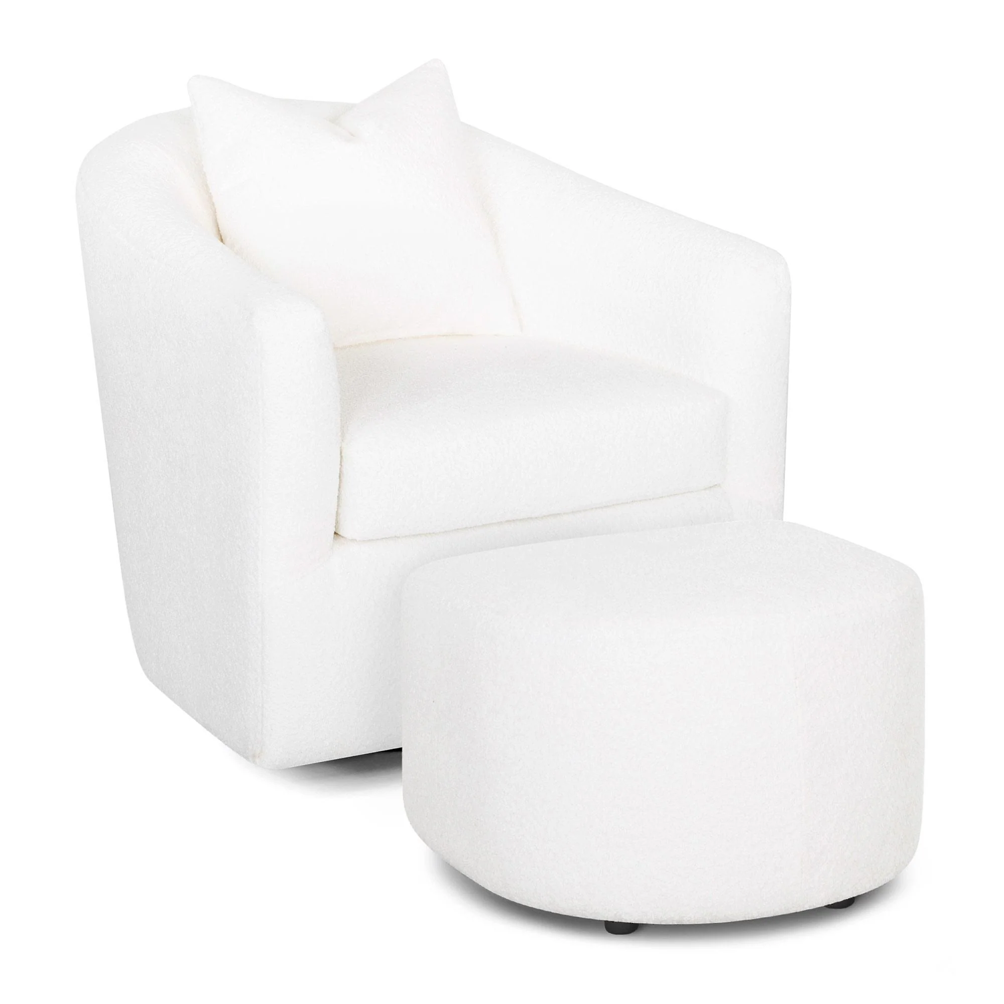 Franklin Maya Swivel Fabric Accent Chair 219-83 3064-09 - Image 1