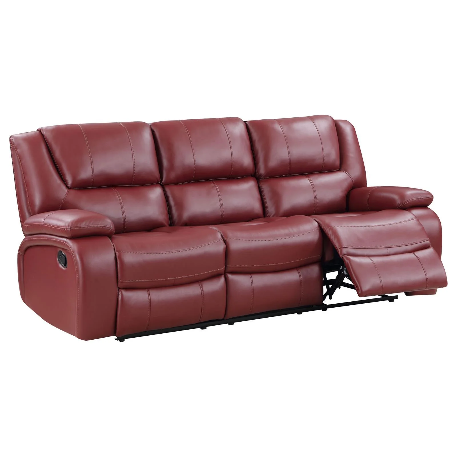 Coaster Furniture Camila 610241 Upholstered Motion Reclining Sofa - Red - Image 1