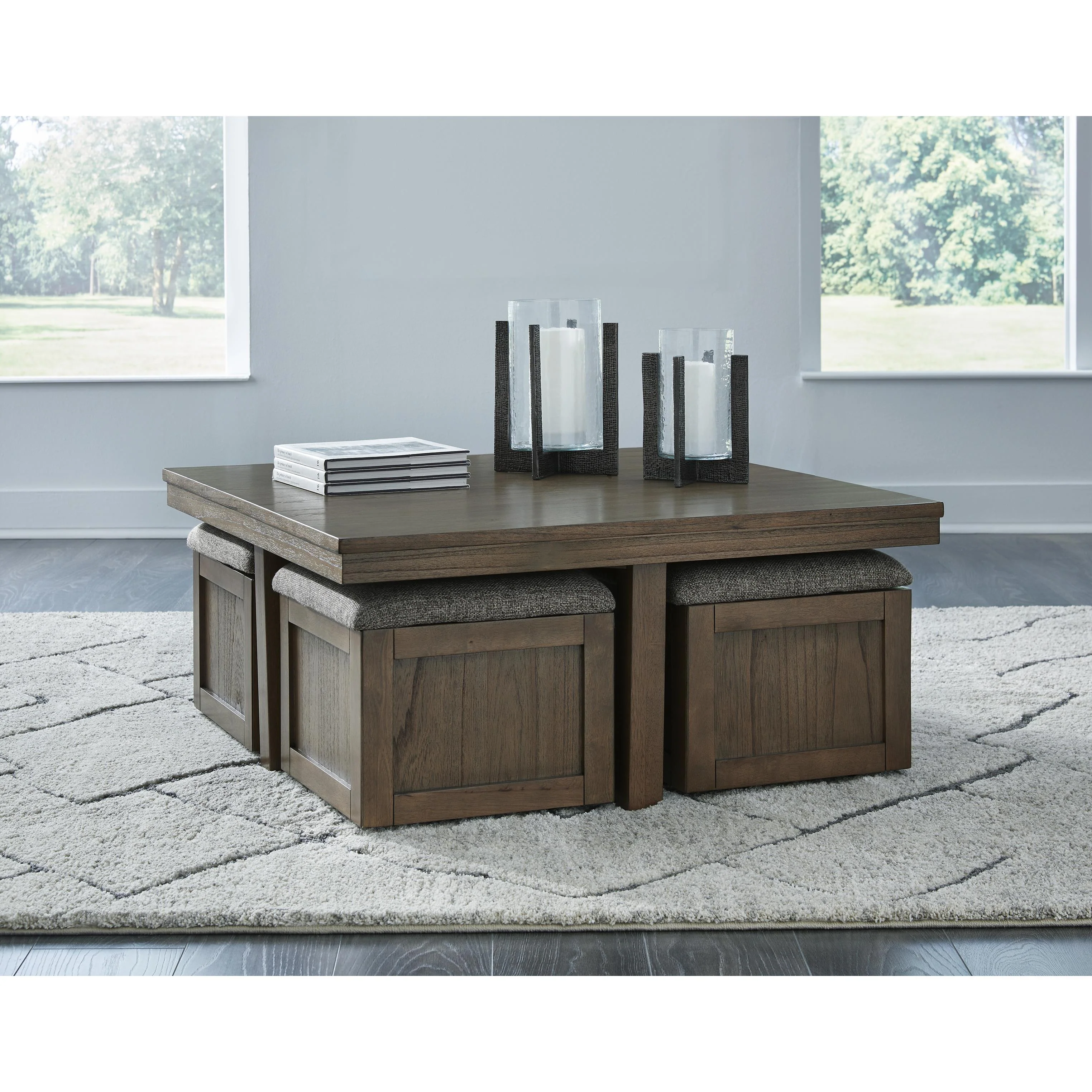 Signature Design by Ashley Boardernest T738T1 Coffee Table and 2 End Tables - Image 2
