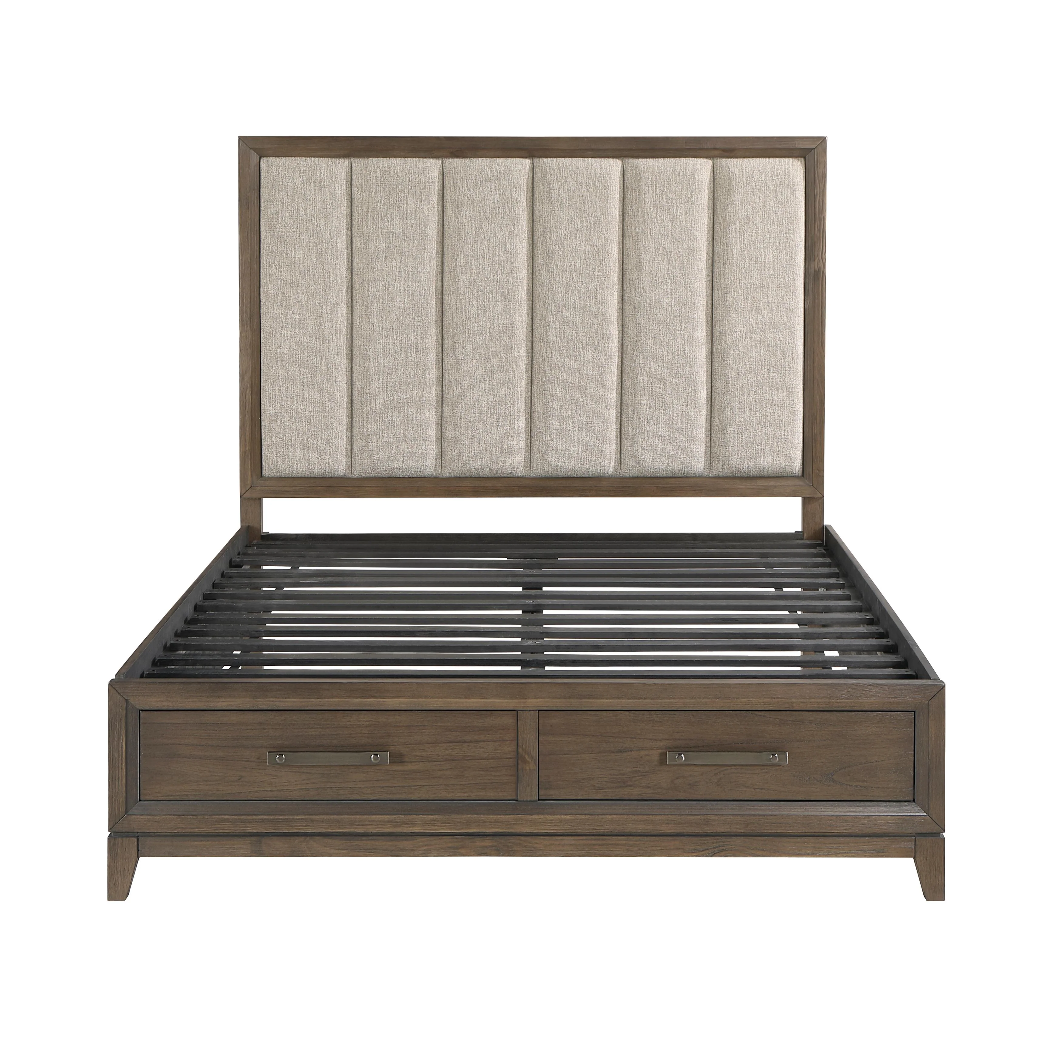 Homelegance Cambridge 1422N-1* Queen Platform Bed with Footboard Storage - Image 2