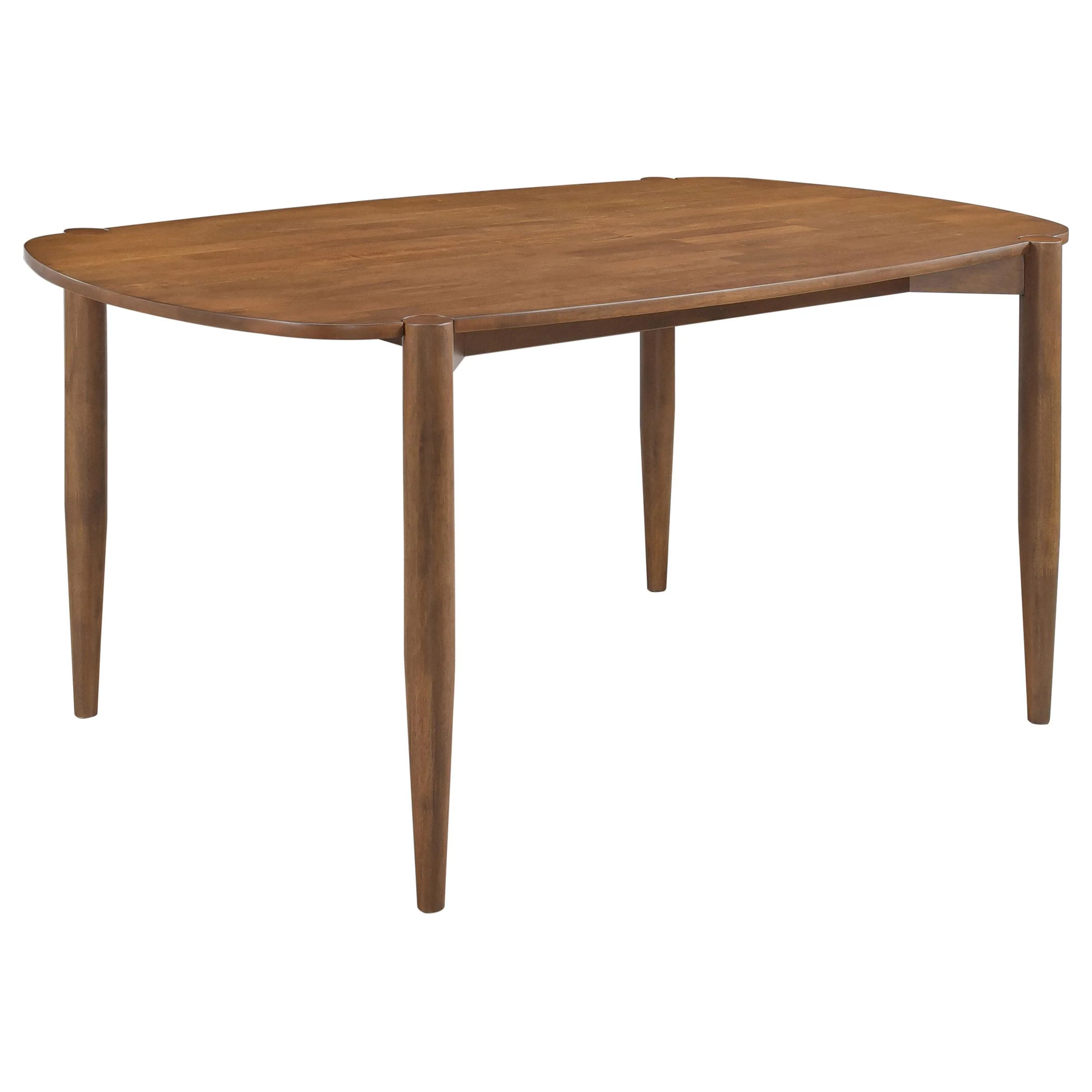 Coaster Furniture Dortch 108461 Oval 63-inch Solid Wood Dining Table - Walnut - Image 1