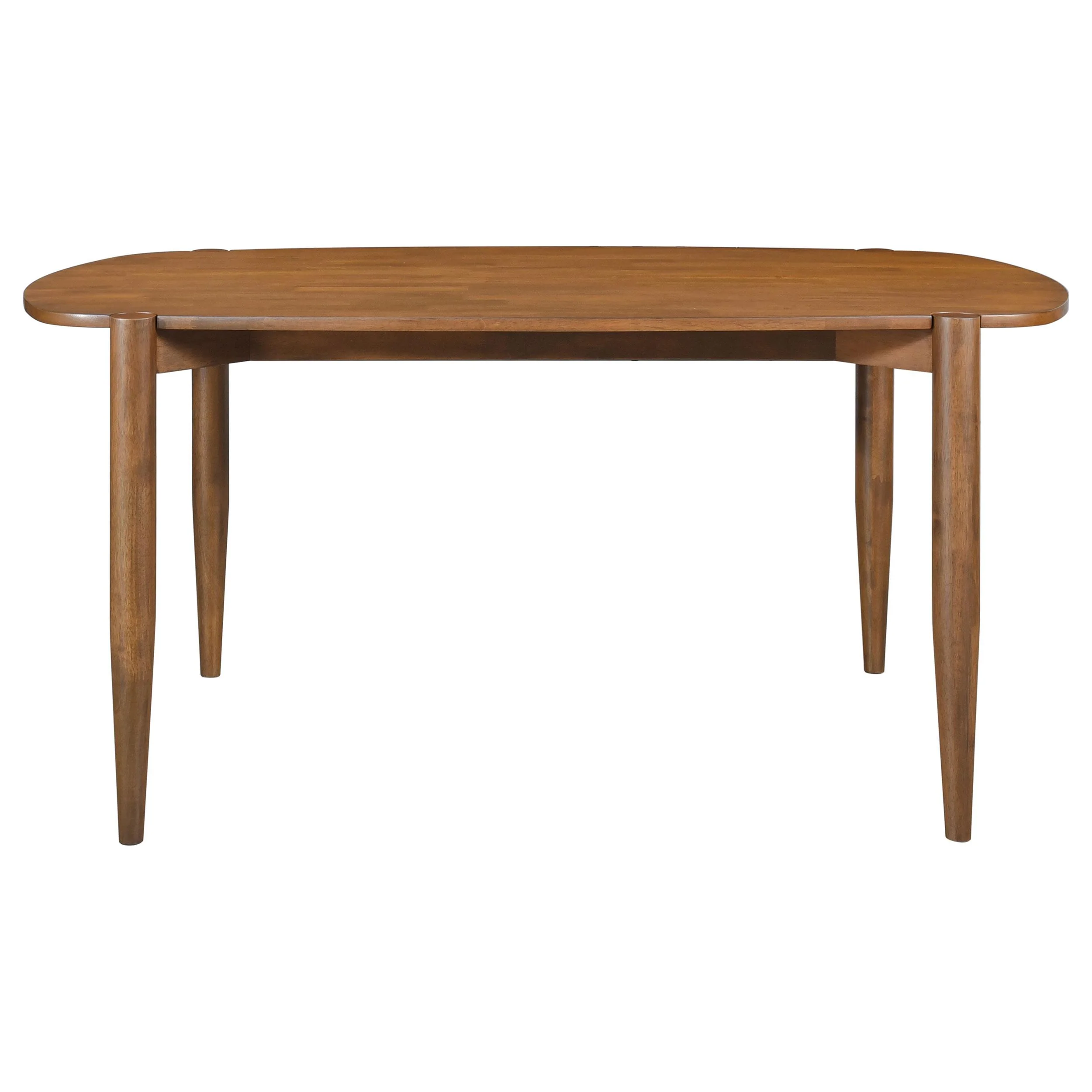 Coaster Furniture Dortch 108461 Oval 63-inch Solid Wood Dining Table - Walnut - Image 3