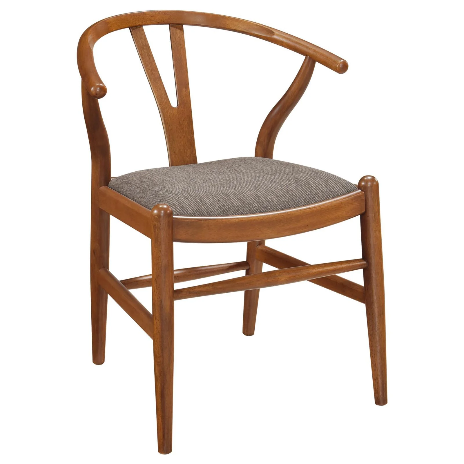 Coaster Furniture Dinah 108472 Wood Wishbone Dining Side Chair - Walnut - Image 1