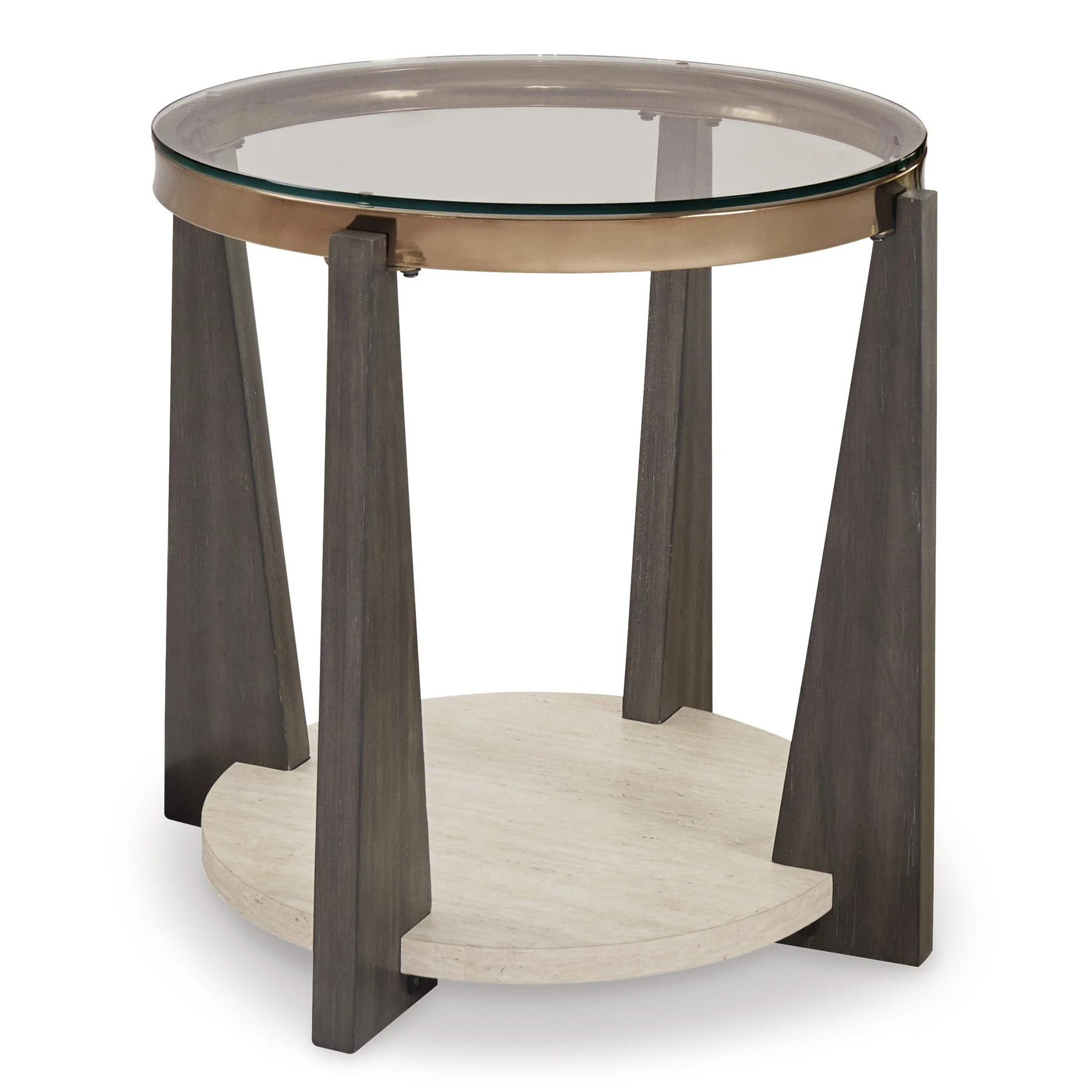 Signature Design by Ashley Frazwa T432-6 Round End Table - Image 1