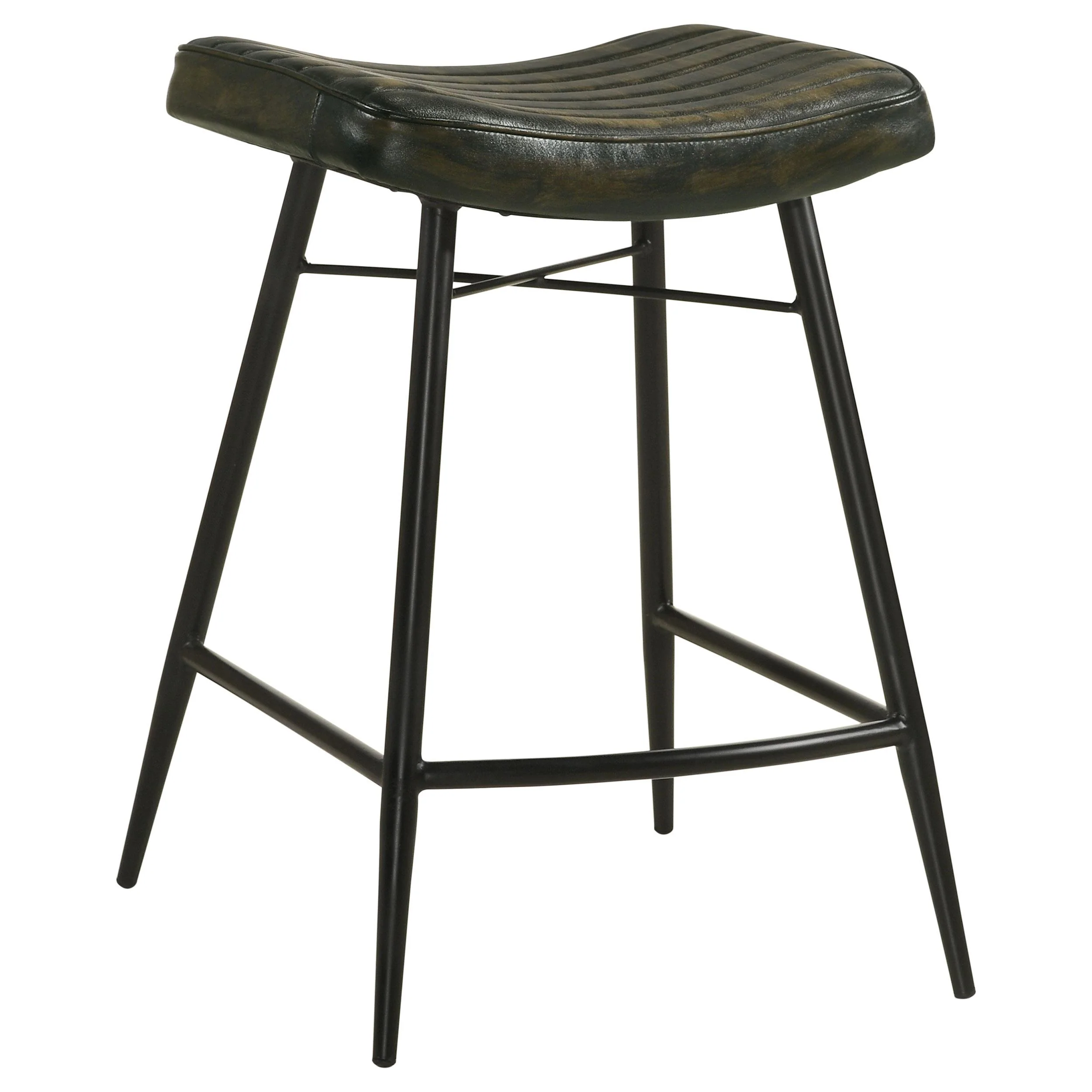 Coaster Furniture Bayu 109258 Leather Upholstered Counter Stool - Espresso - Image 1