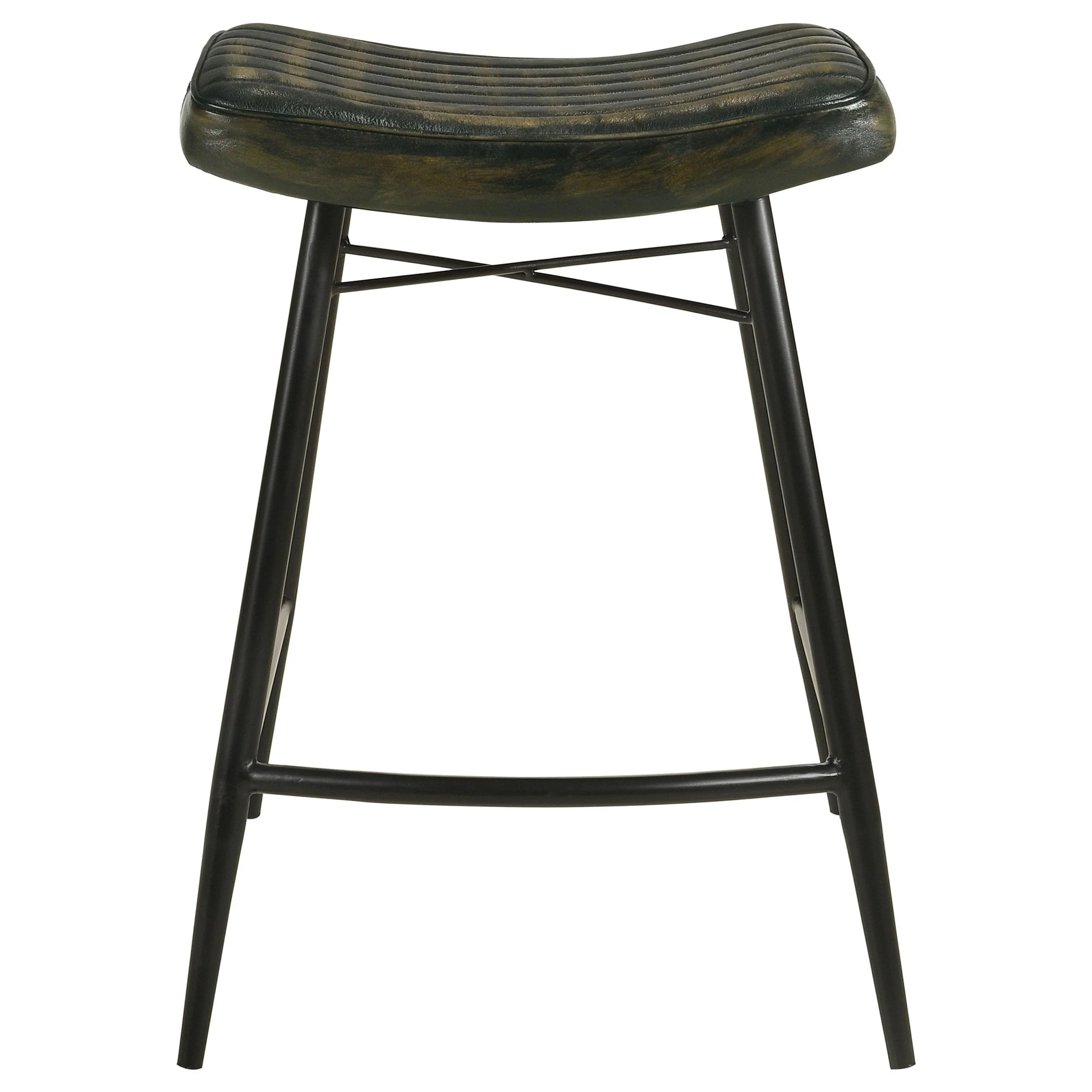 Coaster Furniture Bayu 109258 Leather Upholstered Counter Stool - Espresso - Image 2