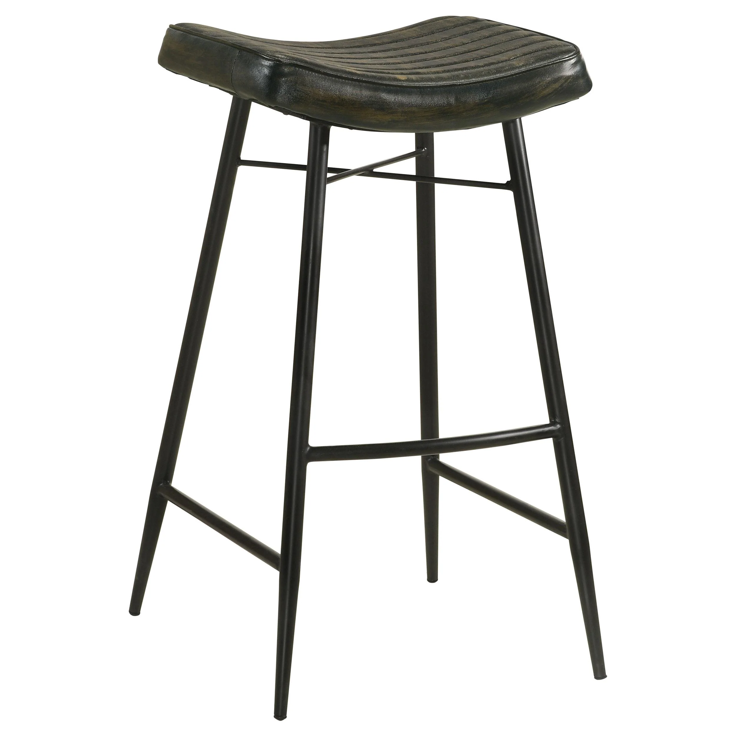 Coaster Furniture Bayu 109259 Leather Upholstered Bar Stool - Espresso - Image 1