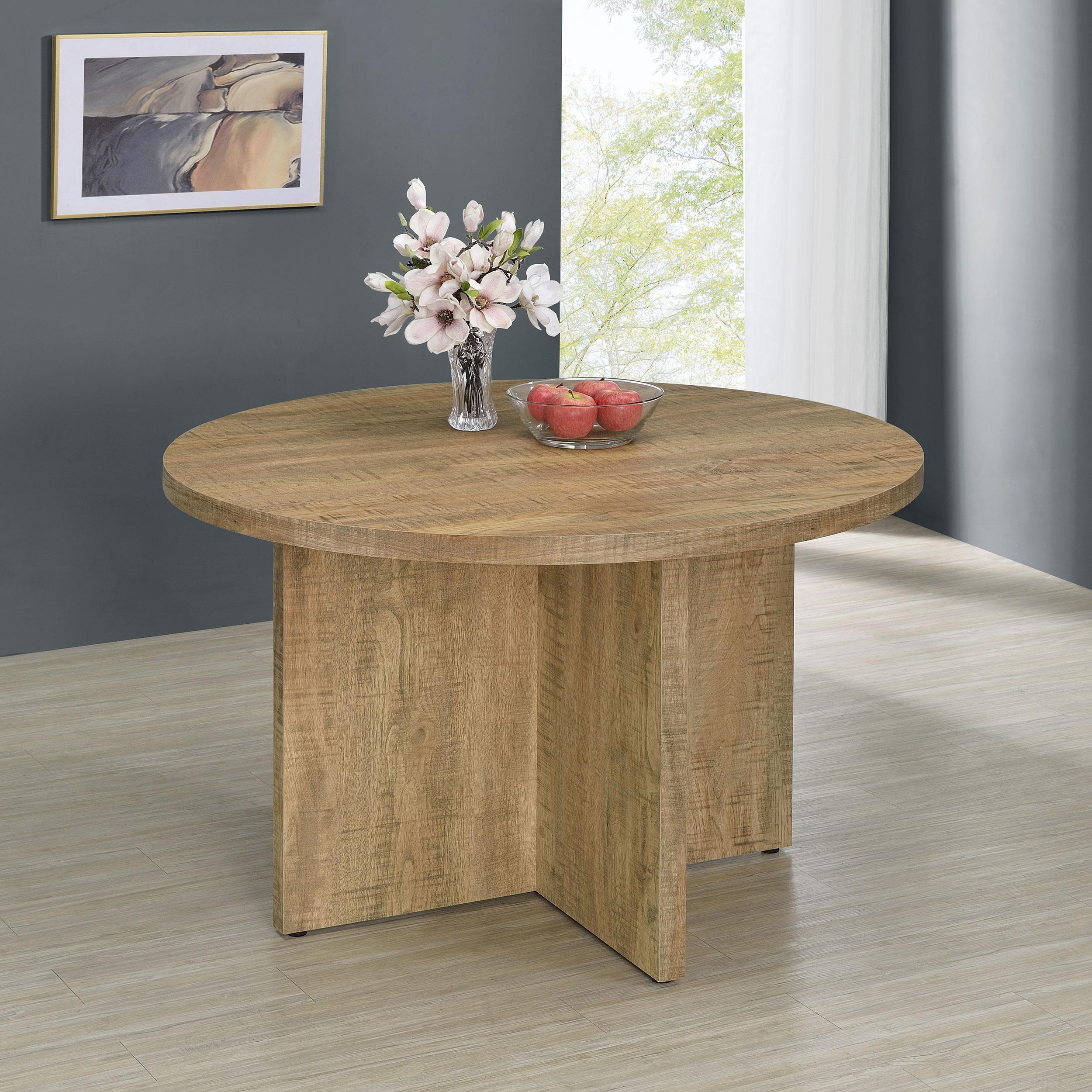Coaster Furniture Jamestown 183021 Round 47-inch Composite Wood Dining Table - Mango - Image 2
