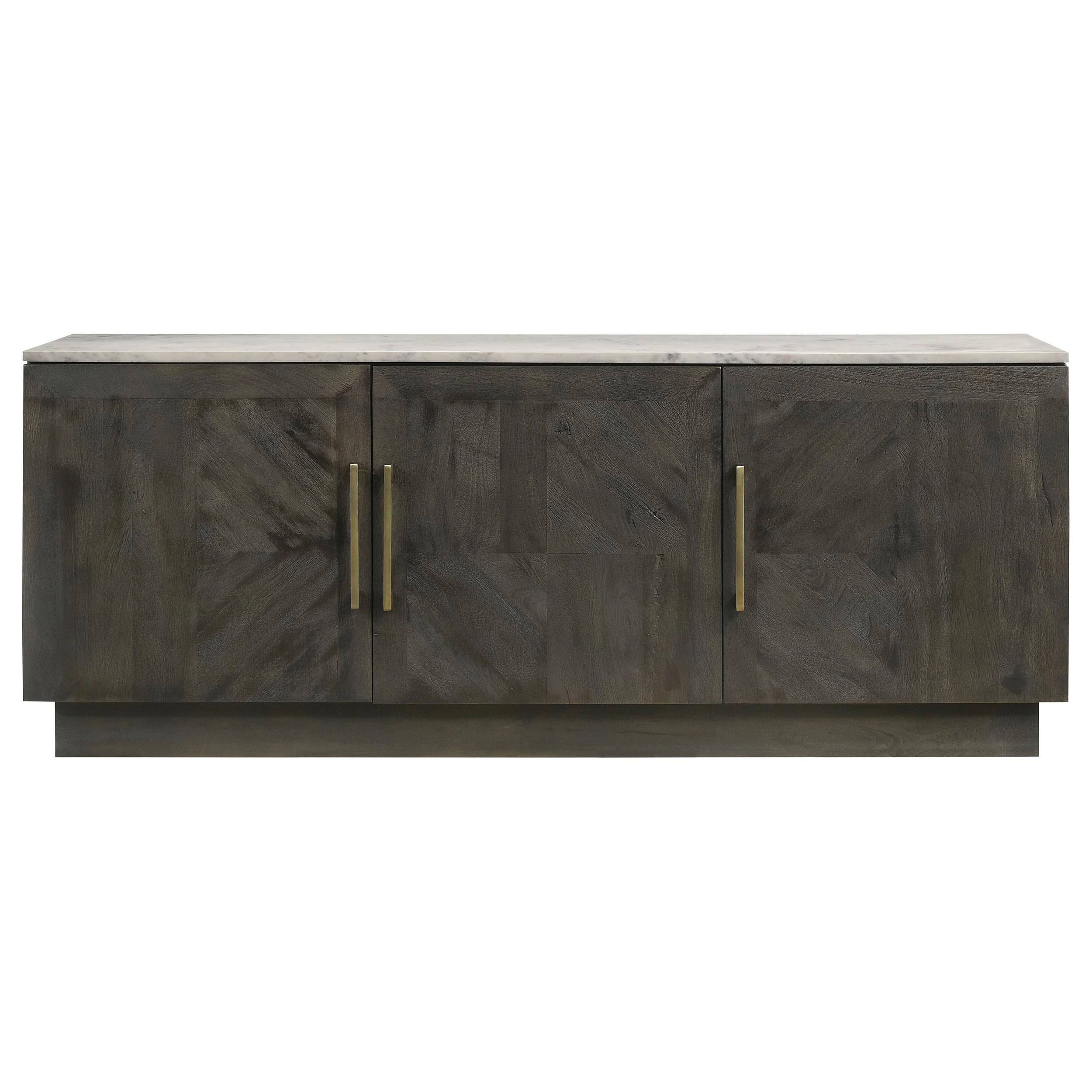 Coaster Furniture Dennis 190655 3-door Marble Top Sideboard Buffet - Tobacco Grey - Image 3