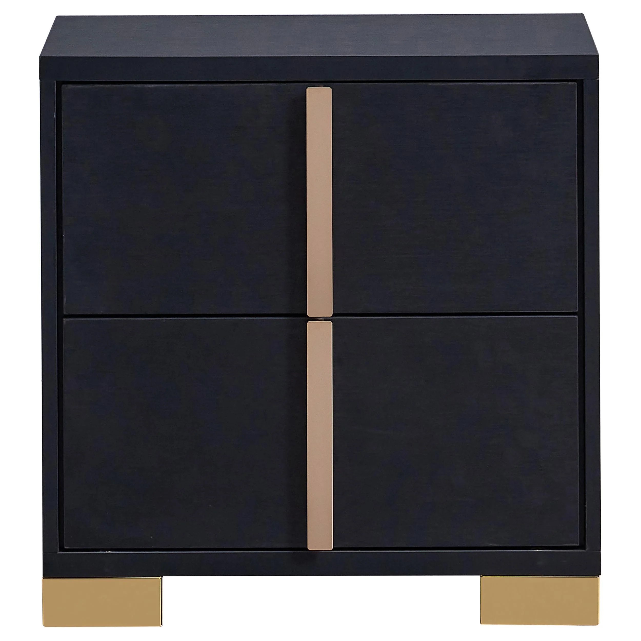 Coaster Furniture Marceline 222832 2-Drawer Nightstand - Black - Image 3