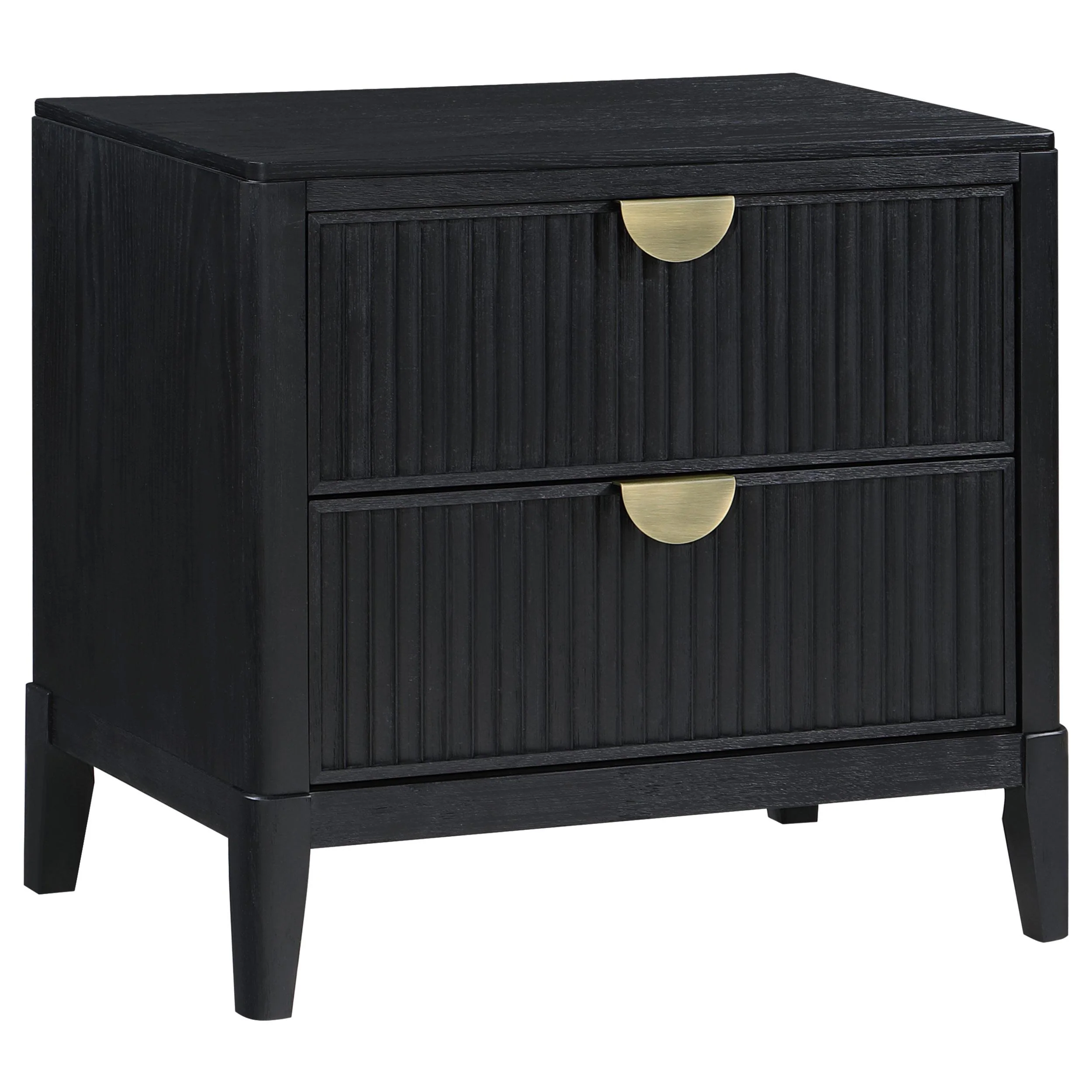 Coaster Furniture Brookmead 224712 2-Drawer Nightstand – Black