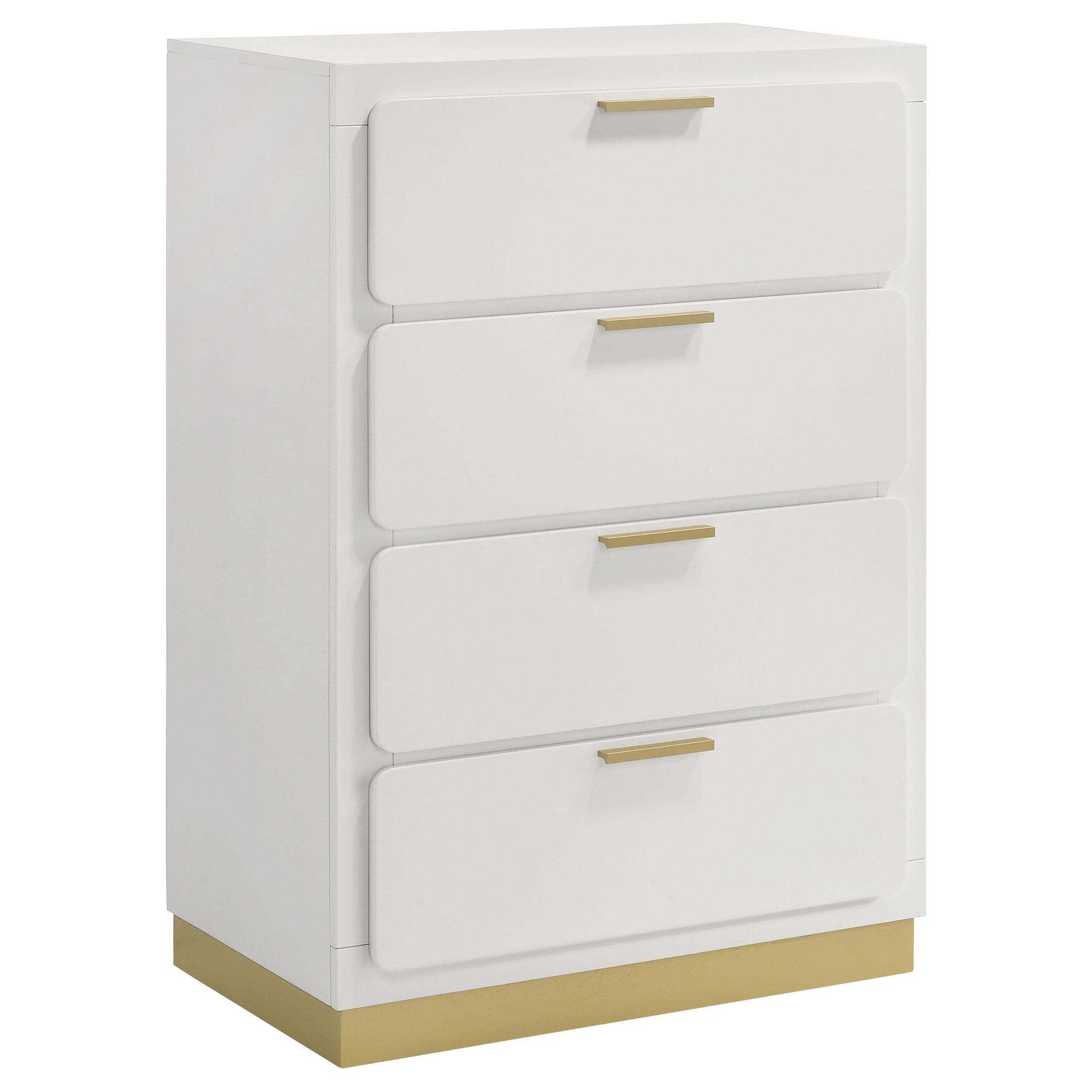 Coaster Furniture Caraway 224775 4-Drawer Bedroom Chest – White