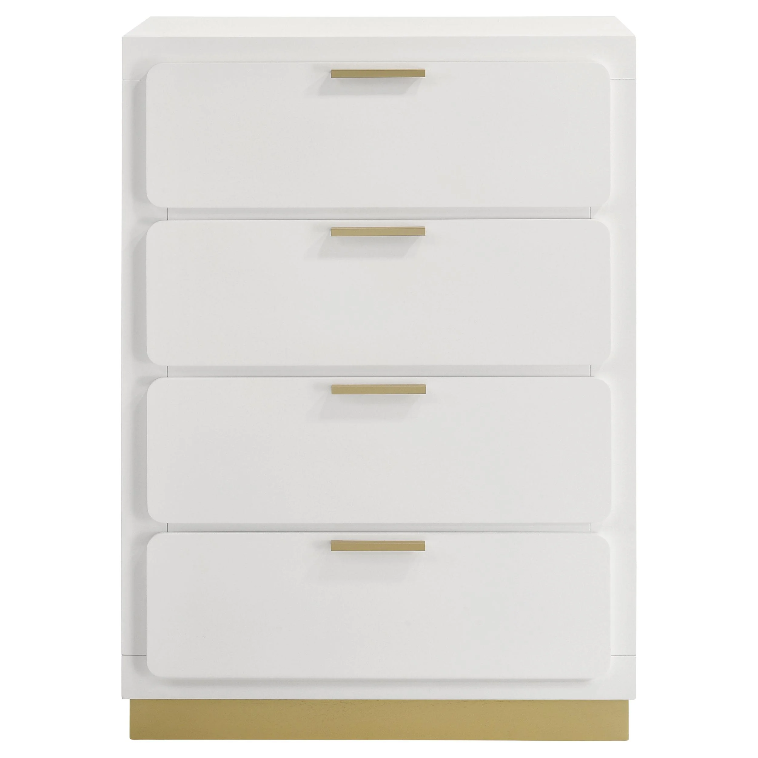 Coaster Furniture Caraway 224775 4-Drawer Bedroom Chest - White - Image 3