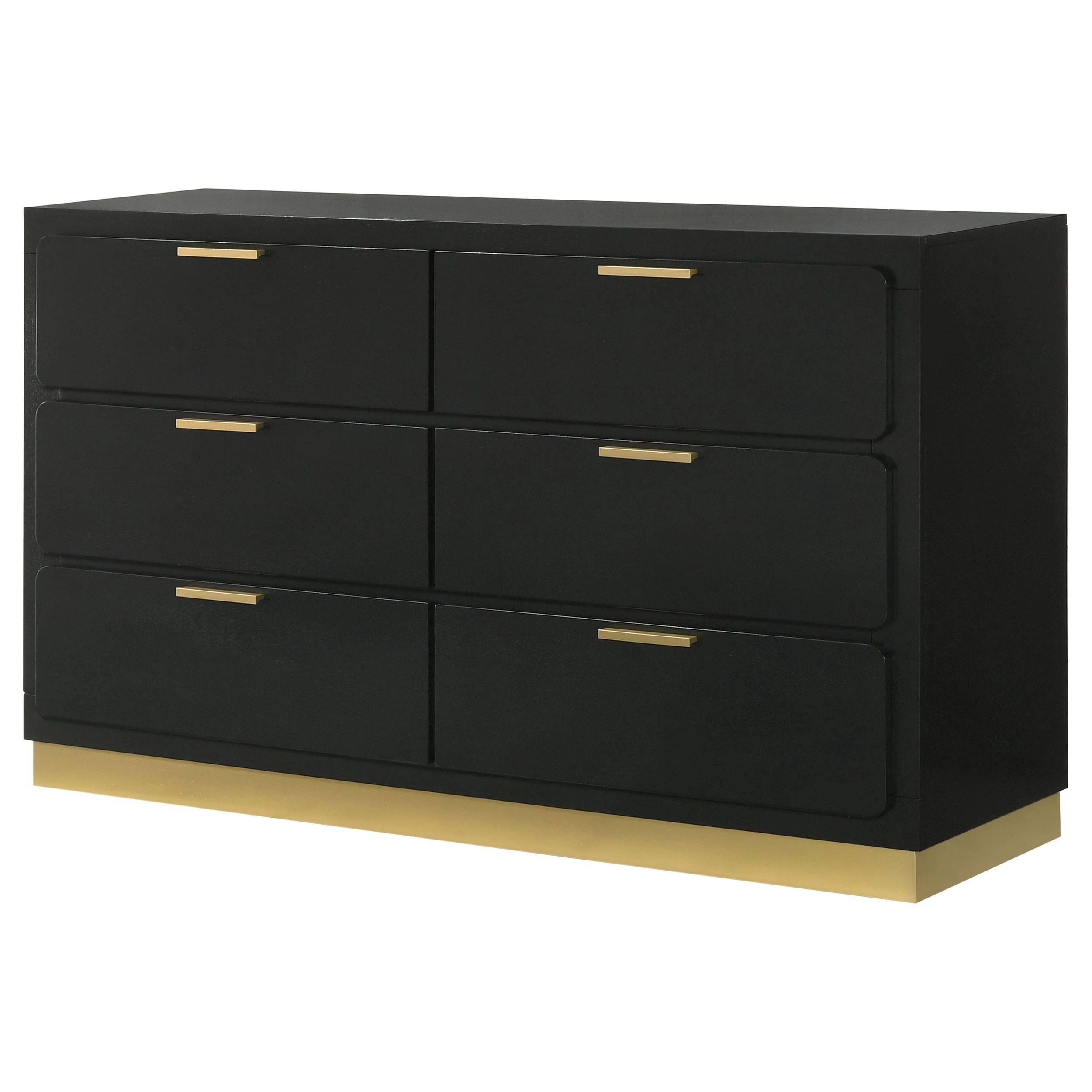 Coaster Furniture Caraway 224783 6-Drawer Dresser - Black - Image 3
