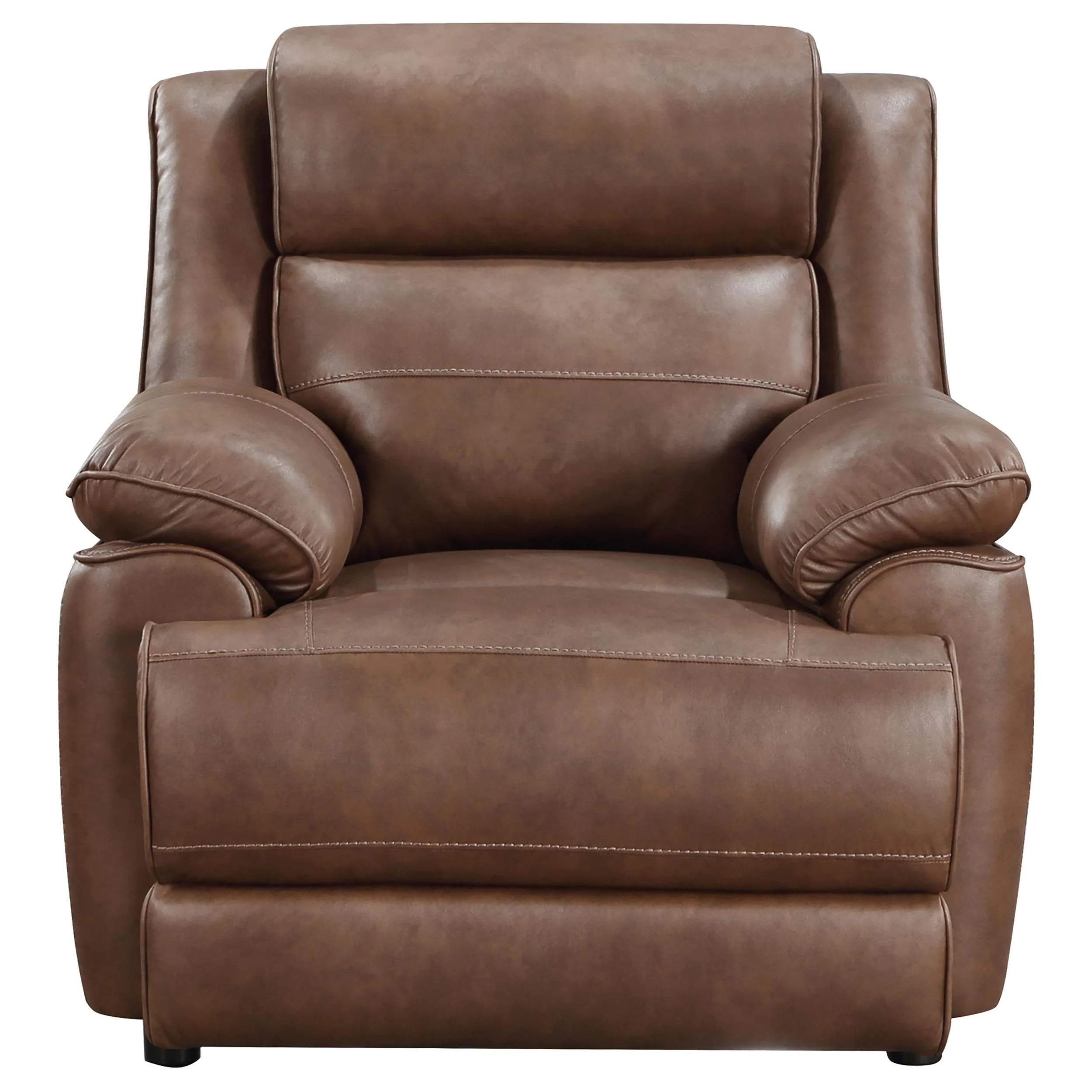 Coaster Furniture Ellington 508283 Upholstered Padded Arm Accent Chair - Dark Brown - Image 2