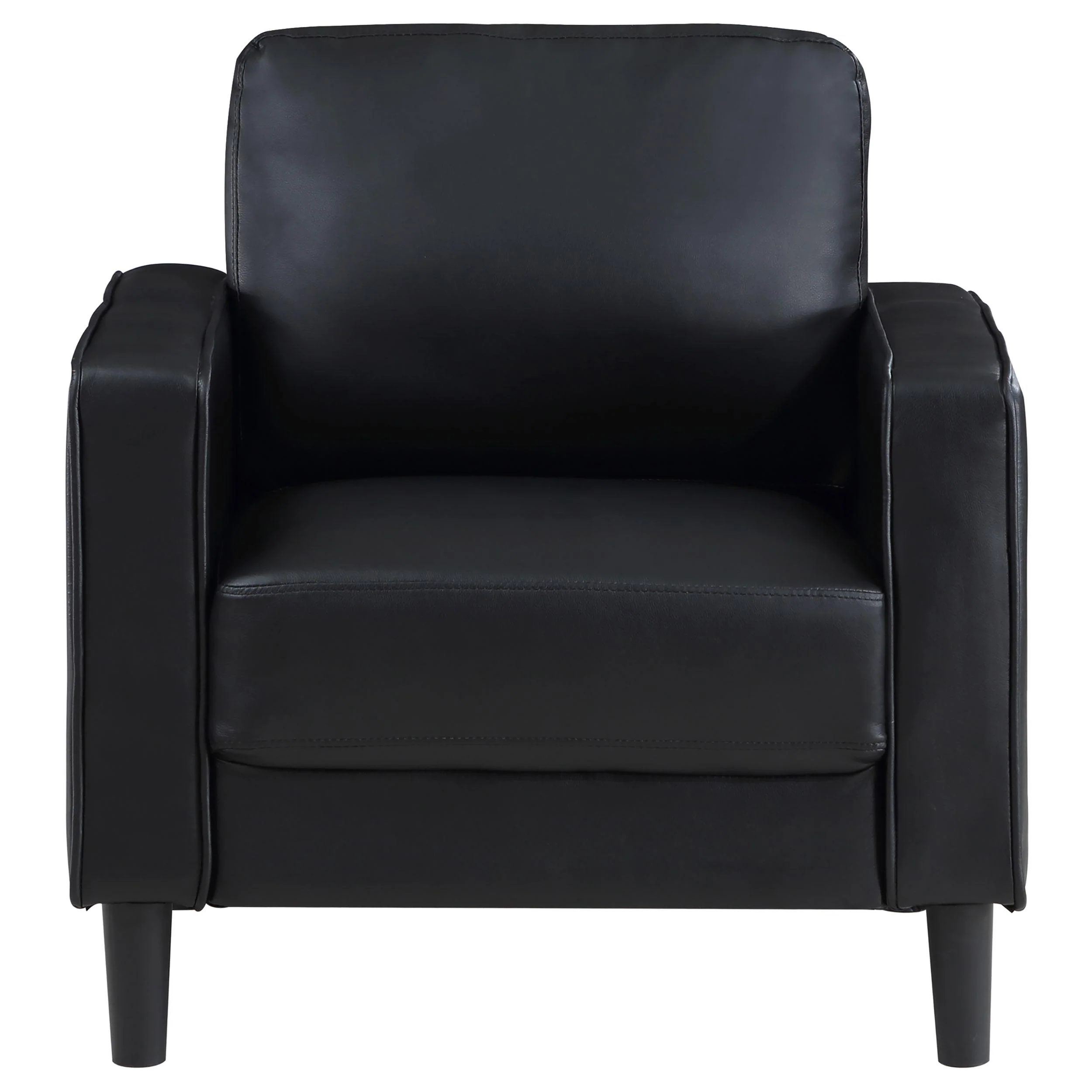 Coaster Furniture Ruth 508363 Upholstered Track Arm Accent Chair - Black - Image 3