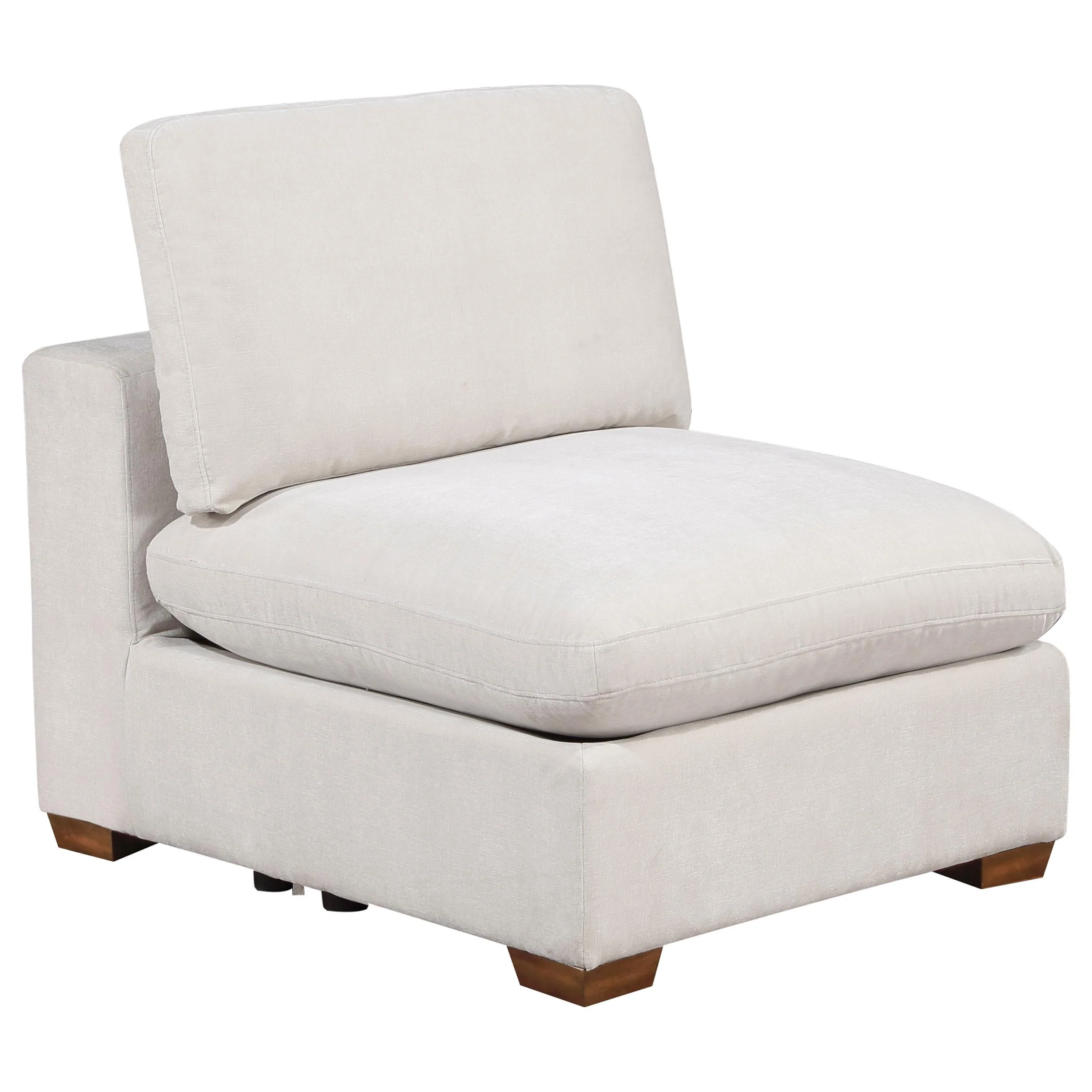 Coaster Furniture Lakeview 551461-SET 6 pc Upholstered Modular Sectional Sofa - Ivory - Image 2