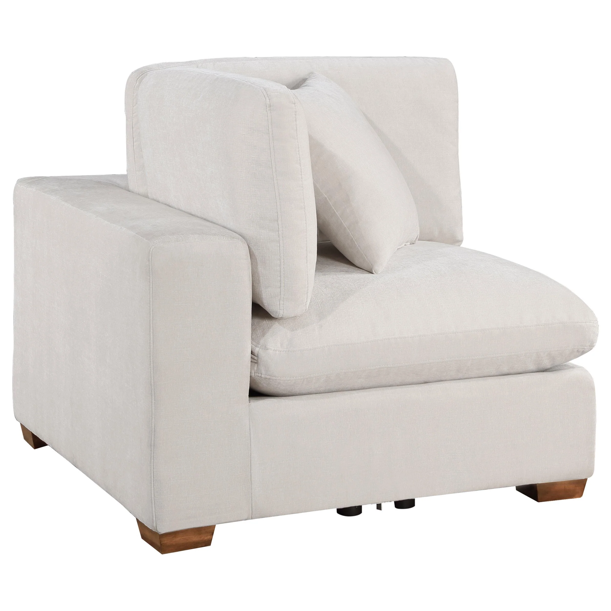 Coaster Furniture Lakeview 551461-SET 6 pc Upholstered Modular Sectional Sofa - Ivory - Image 3