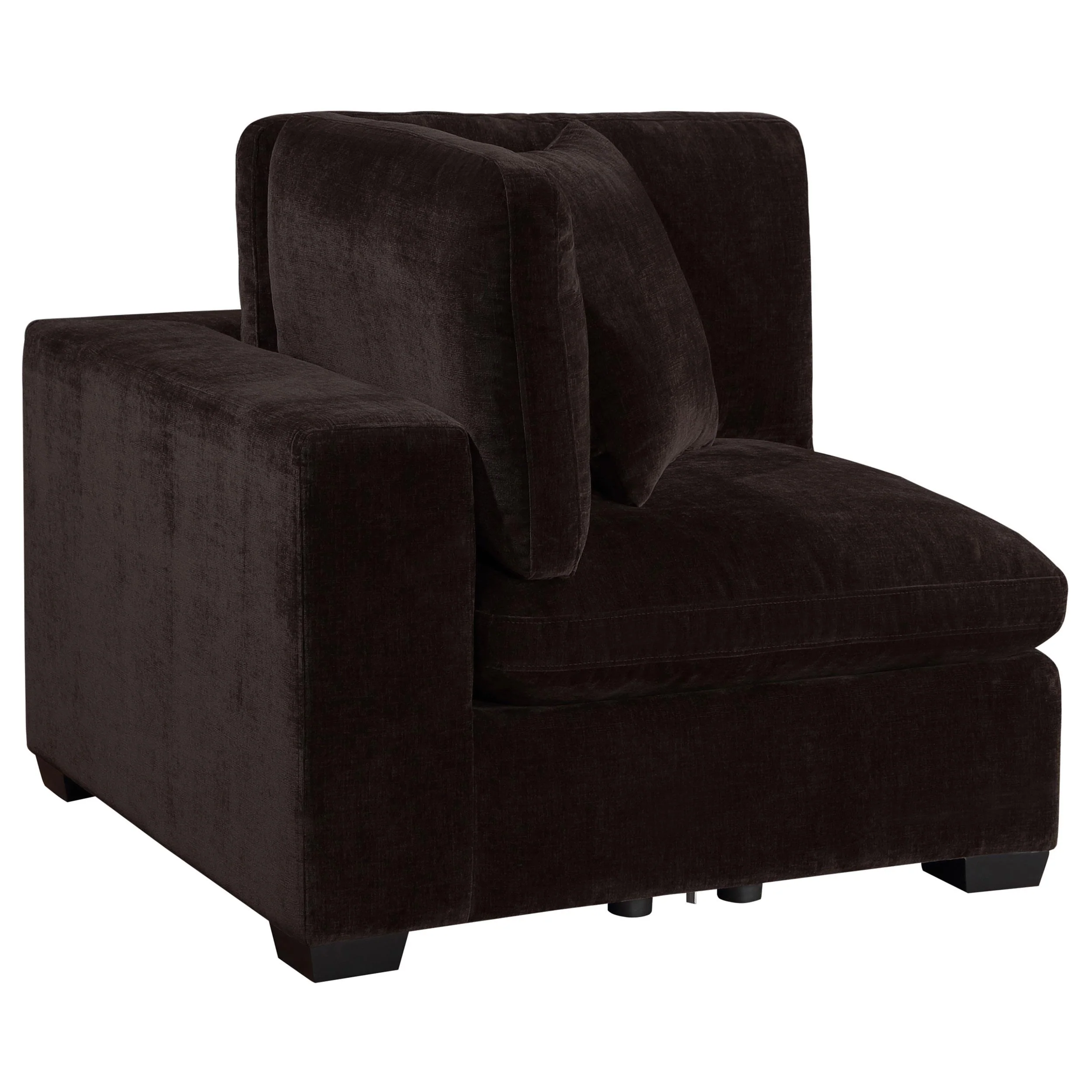 Coaster Furniture Lakeview 551464-SET 6 pc Upholstered Modular Sectional Sofa - Dark Chocolate - Image 3