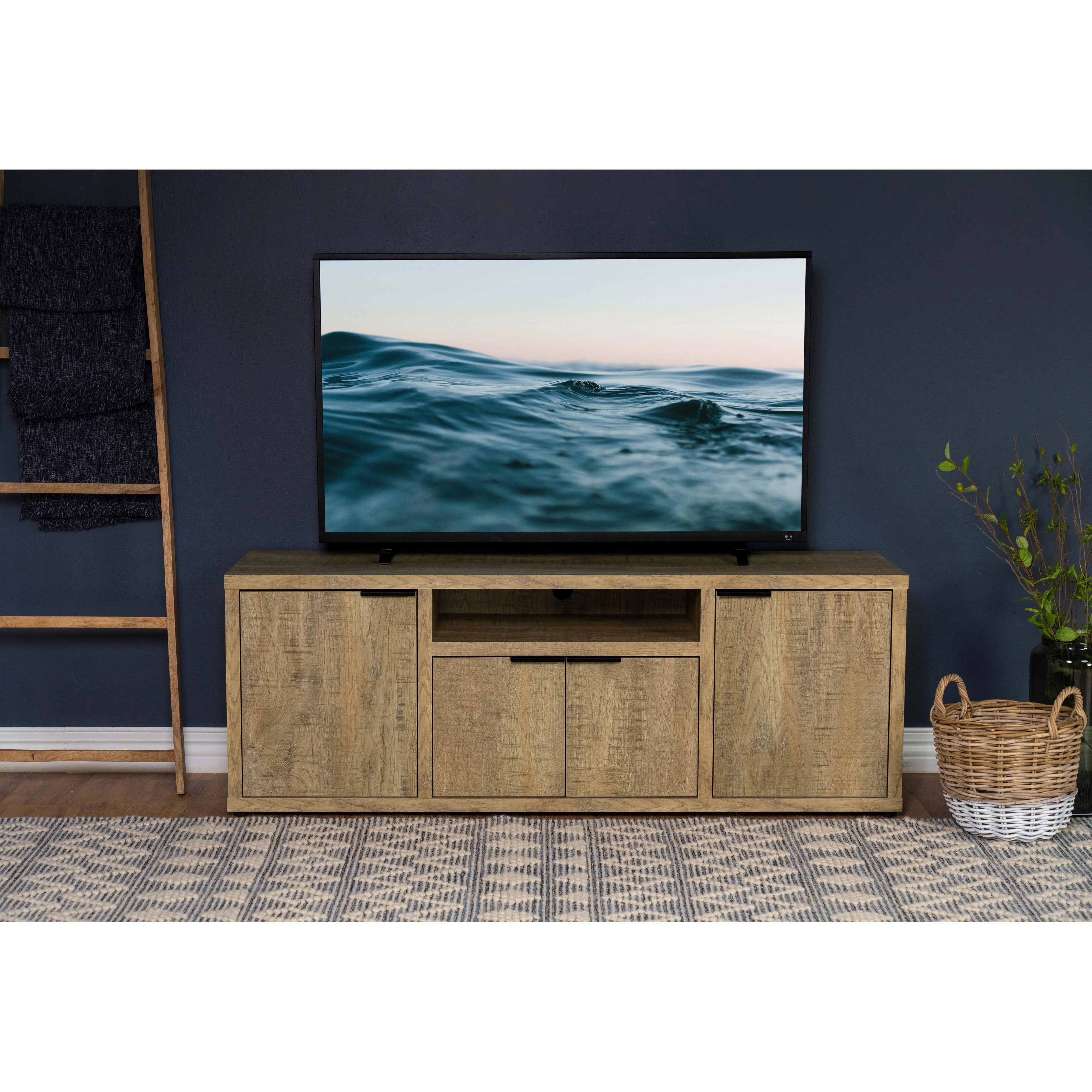 Coaster Furniture Tabby 701702 4-door Engineered Wood 60" TV Stand - Mango - Image 2