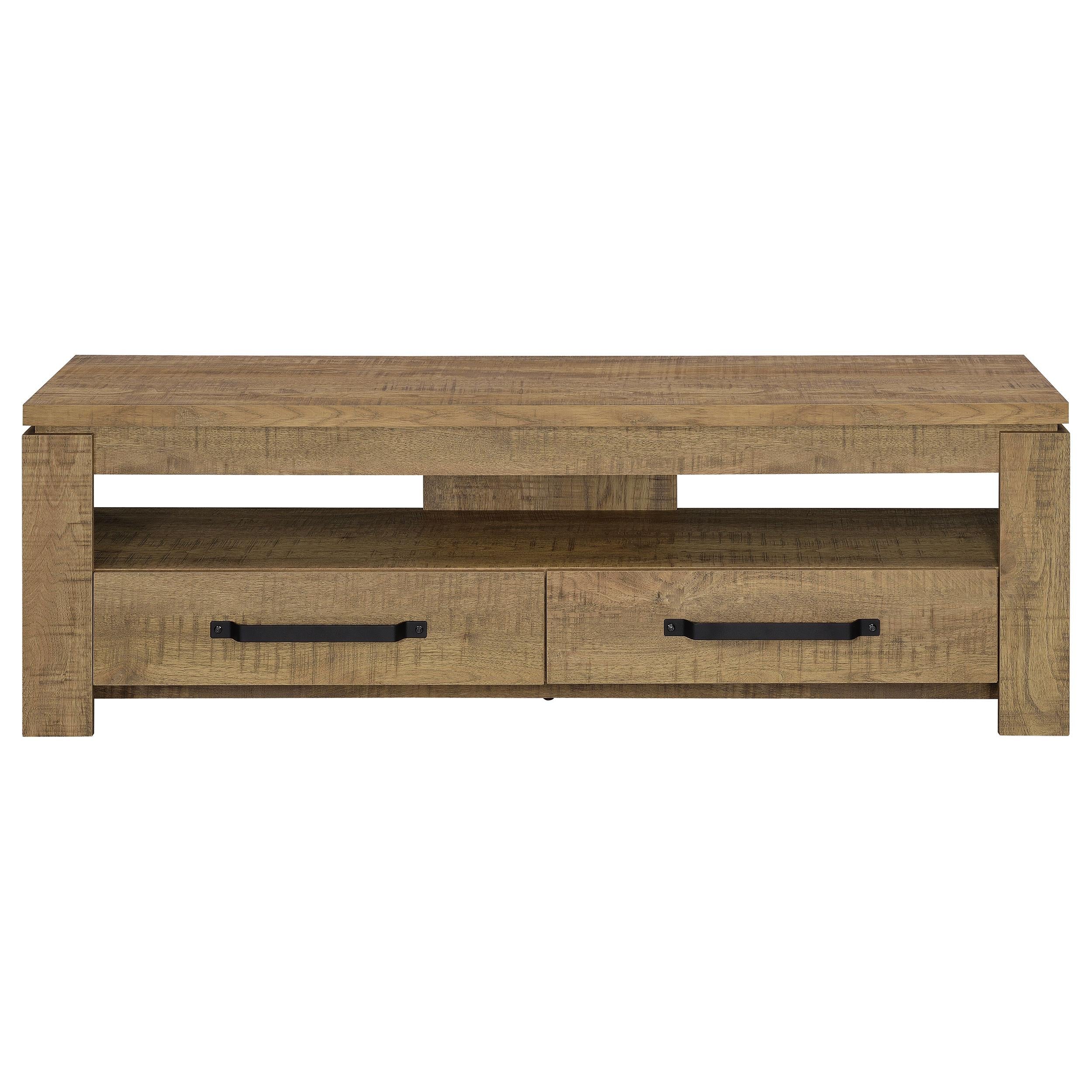 Coaster Furniture Elkton 701980 2-Drawer Engineered Wood 59" TV Stand - Mango - Image 3