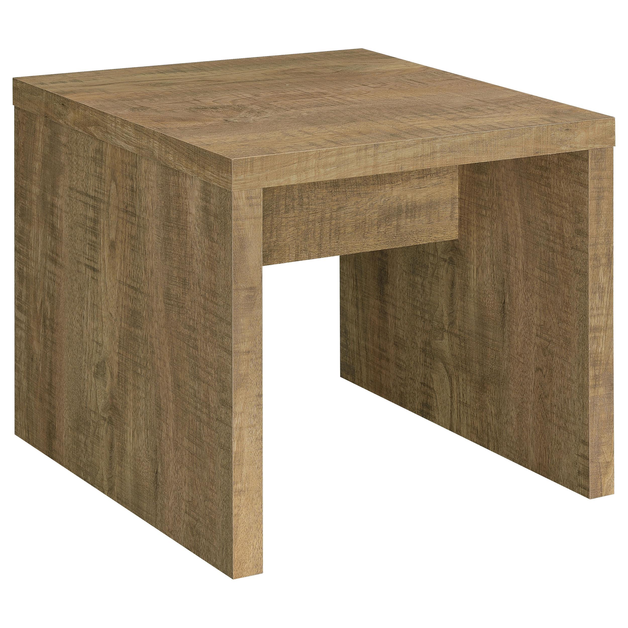 Coaster Furniture Lynette 704127 Square Engineered Wood End Table - Mango - Image 1