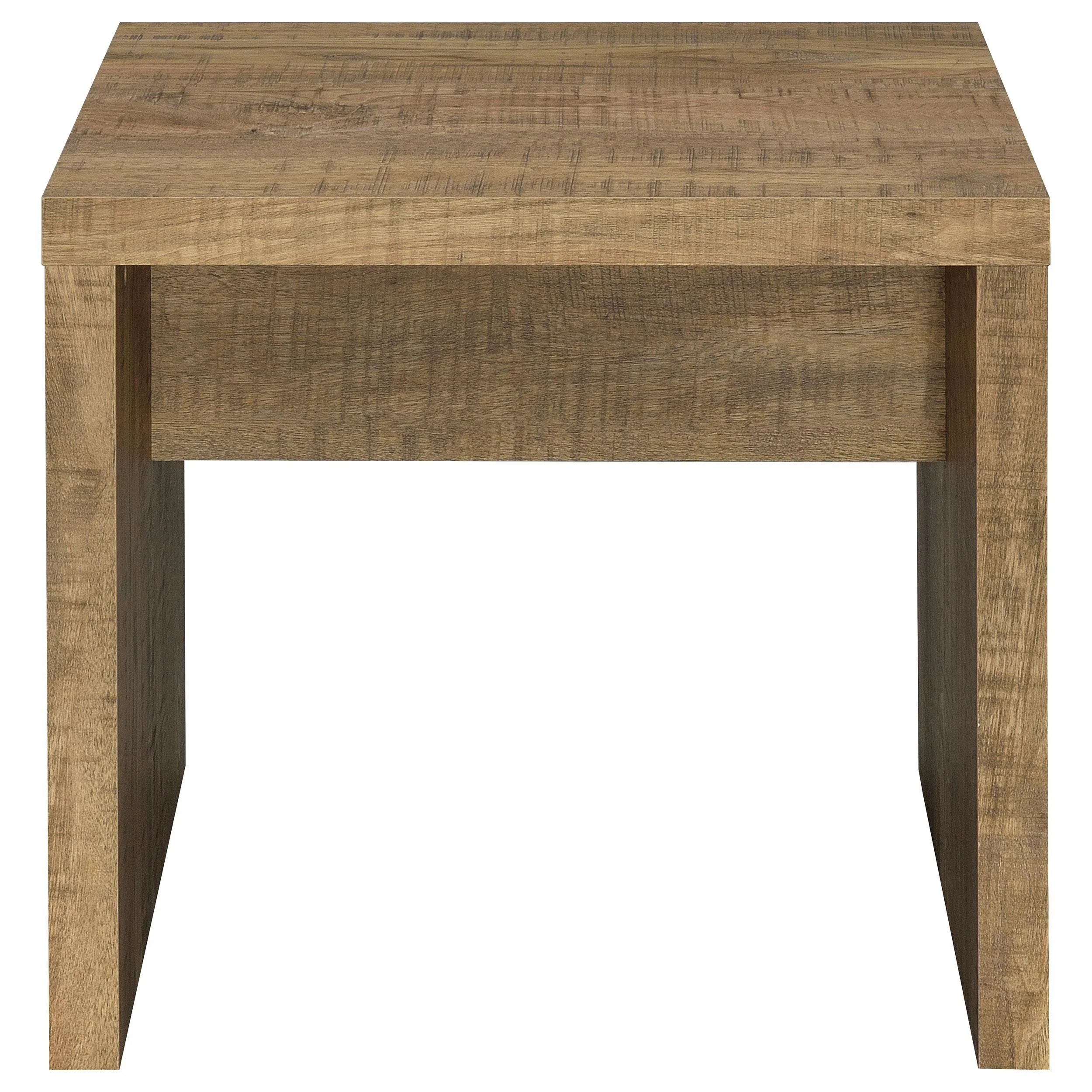 Coaster Furniture Lynette 704127 Square Engineered Wood End Table - Mango - Image 3
