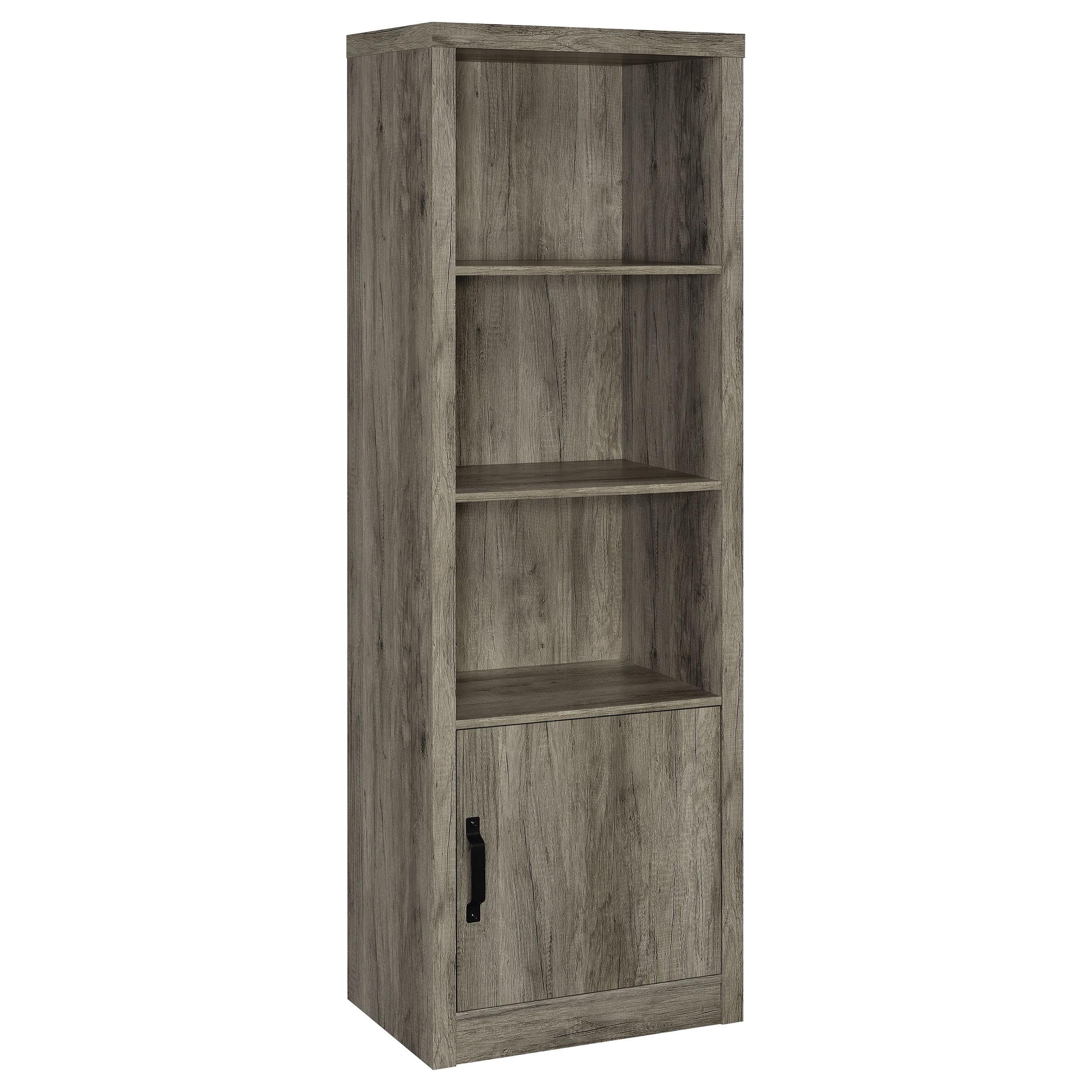 Coaster Furniture Burke 707726 3-shelf Engineered Wood Media Tower – Grey Driftwood