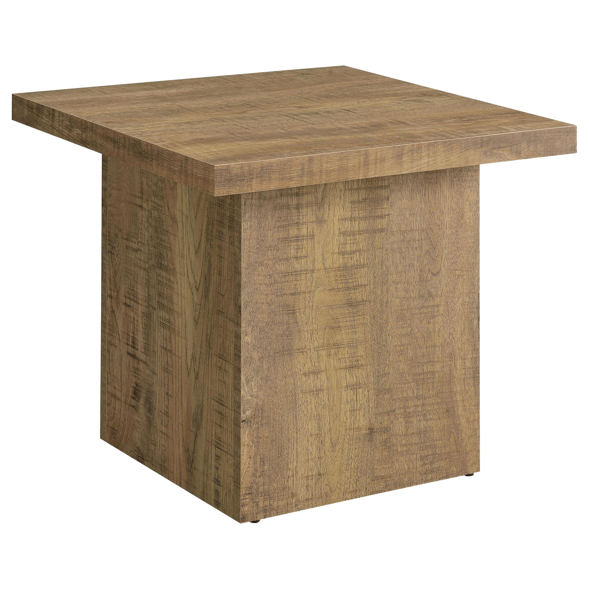 Coaster Furniture Devar 708067 Square Engineered Wood End Table – Mango Brown