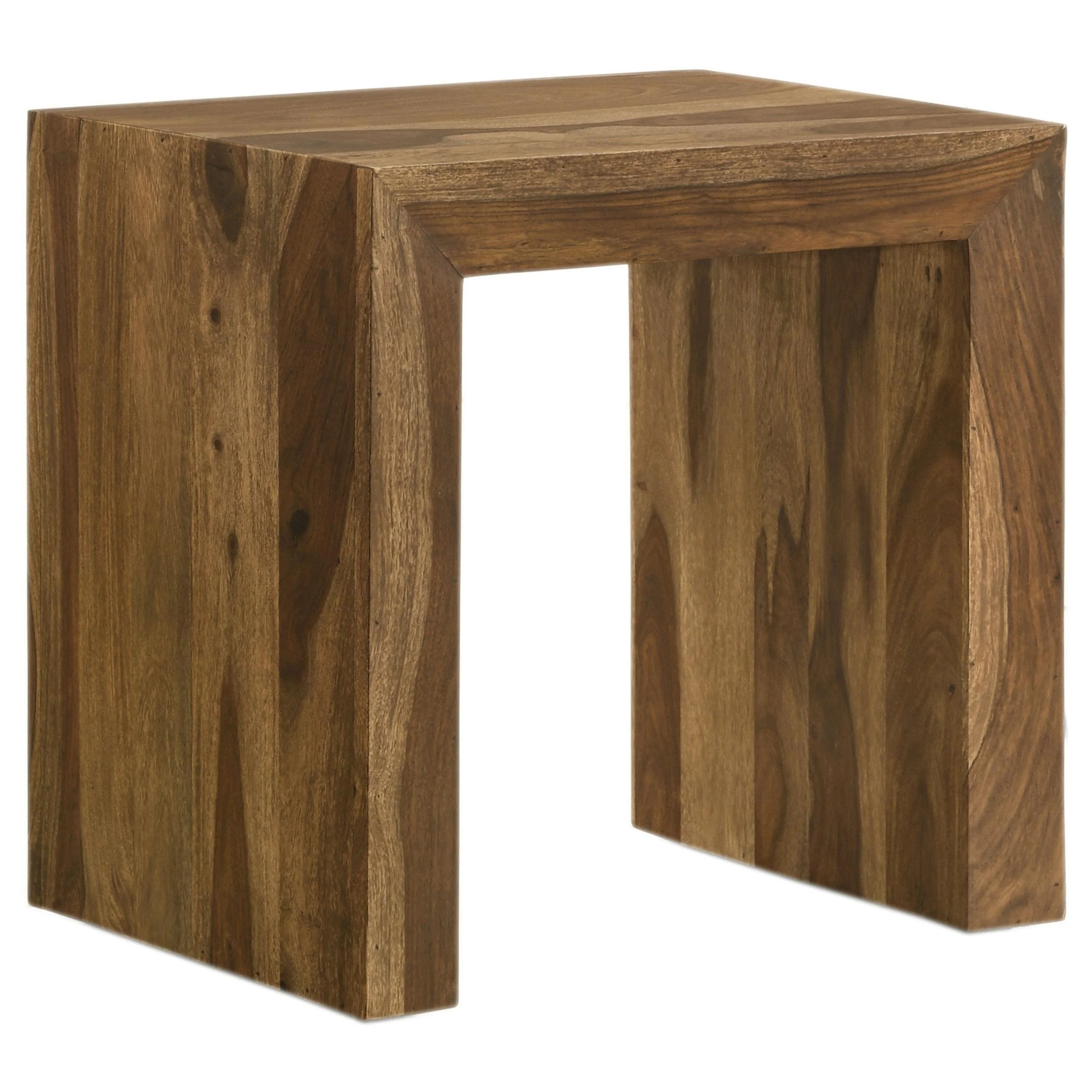 Coaster Furniture Odilia 708417 Rectangular Solid Wood End Table – Auburn