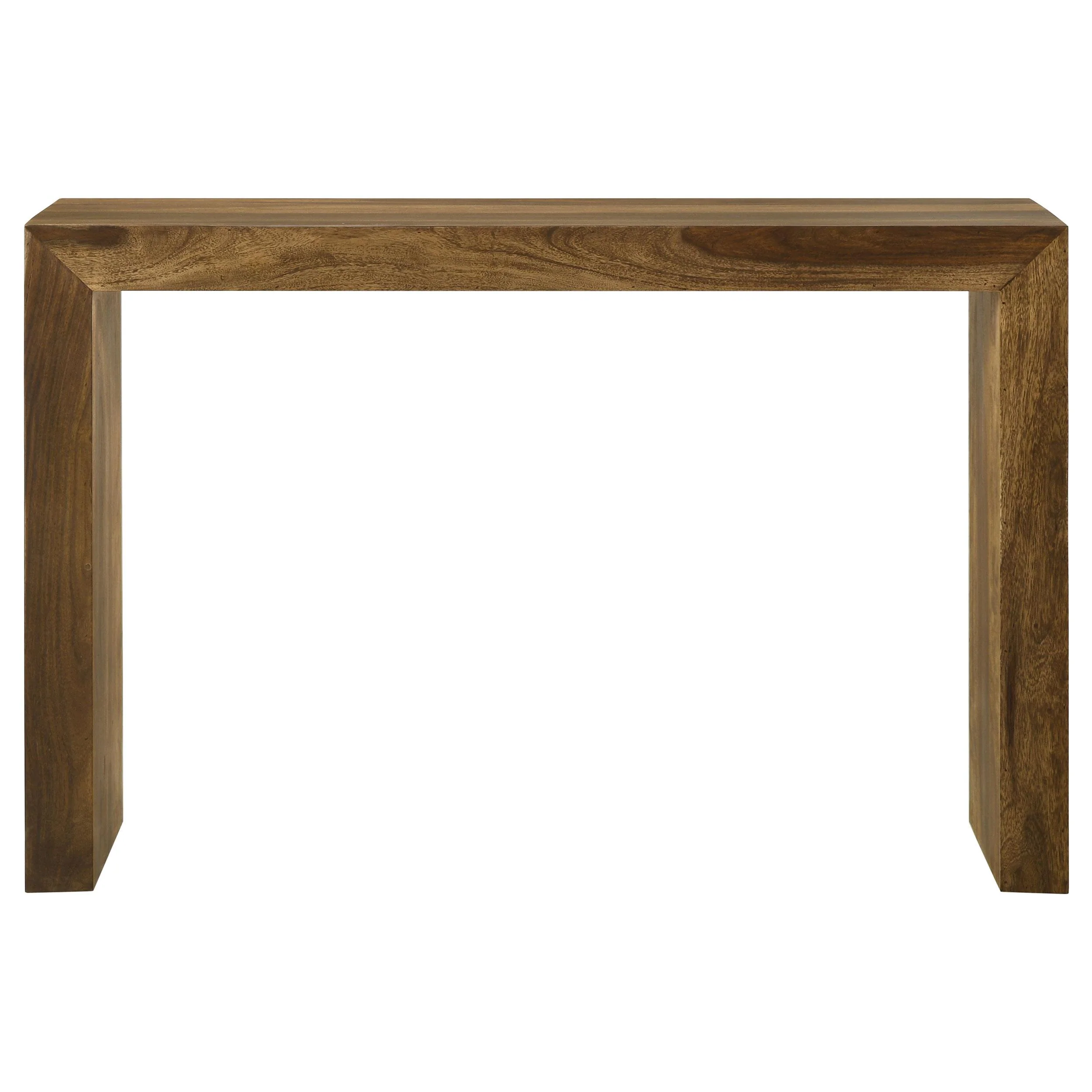 Coaster Furniture Odilia 708419 Rectangular Solid Wood Entryway Console Table - Auburn - Image 3
