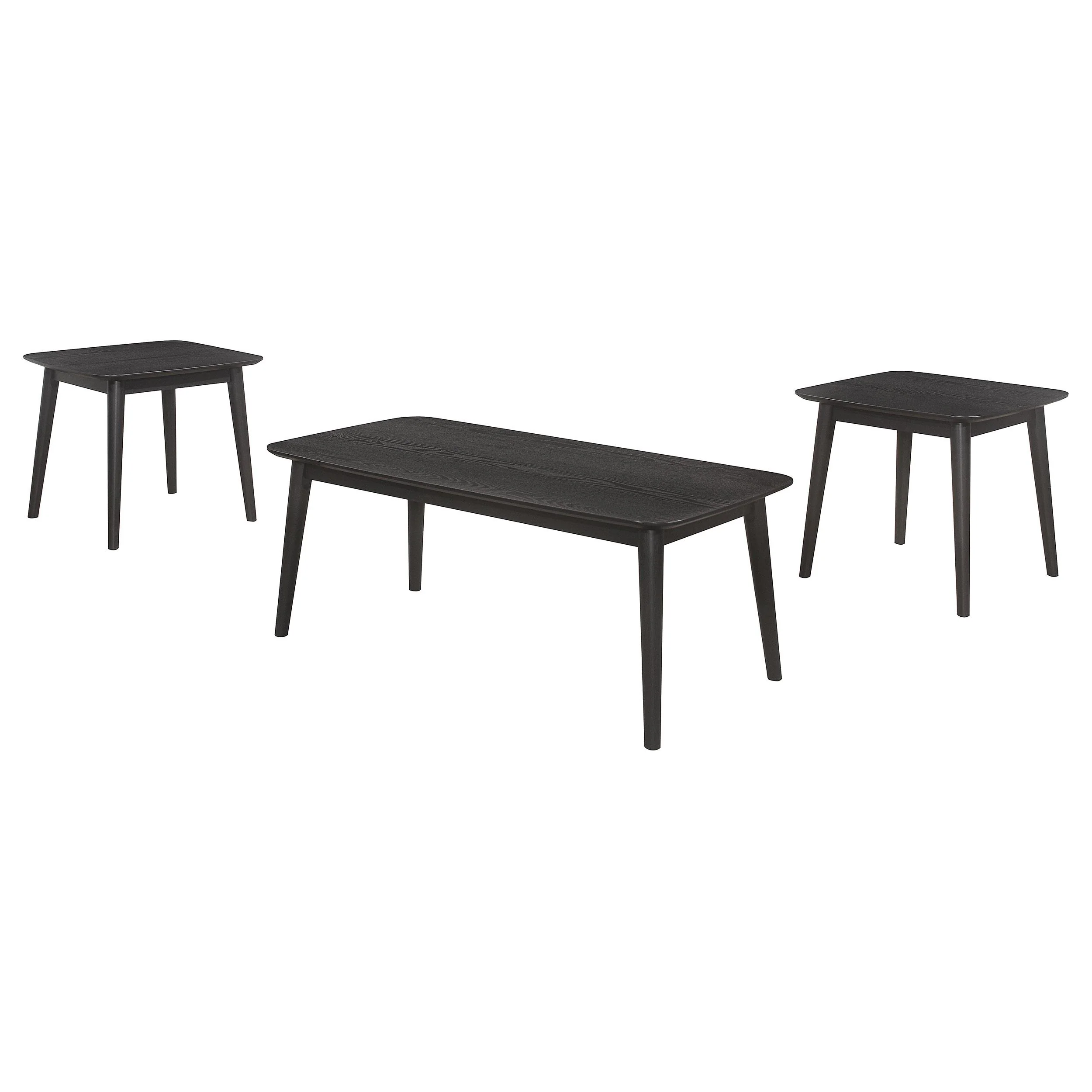 Coaster Furniture Radley 708490 3-piece Rectangular Coffee Table Set - Black - Image 1