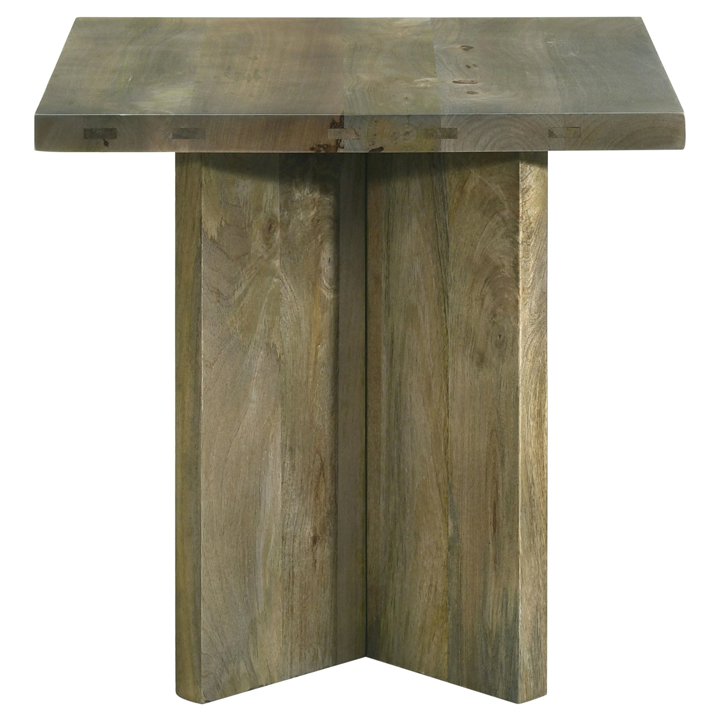 Coaster Furniture Andando 708497 Square Solid Wood End Table - Mango Brown - Image 3