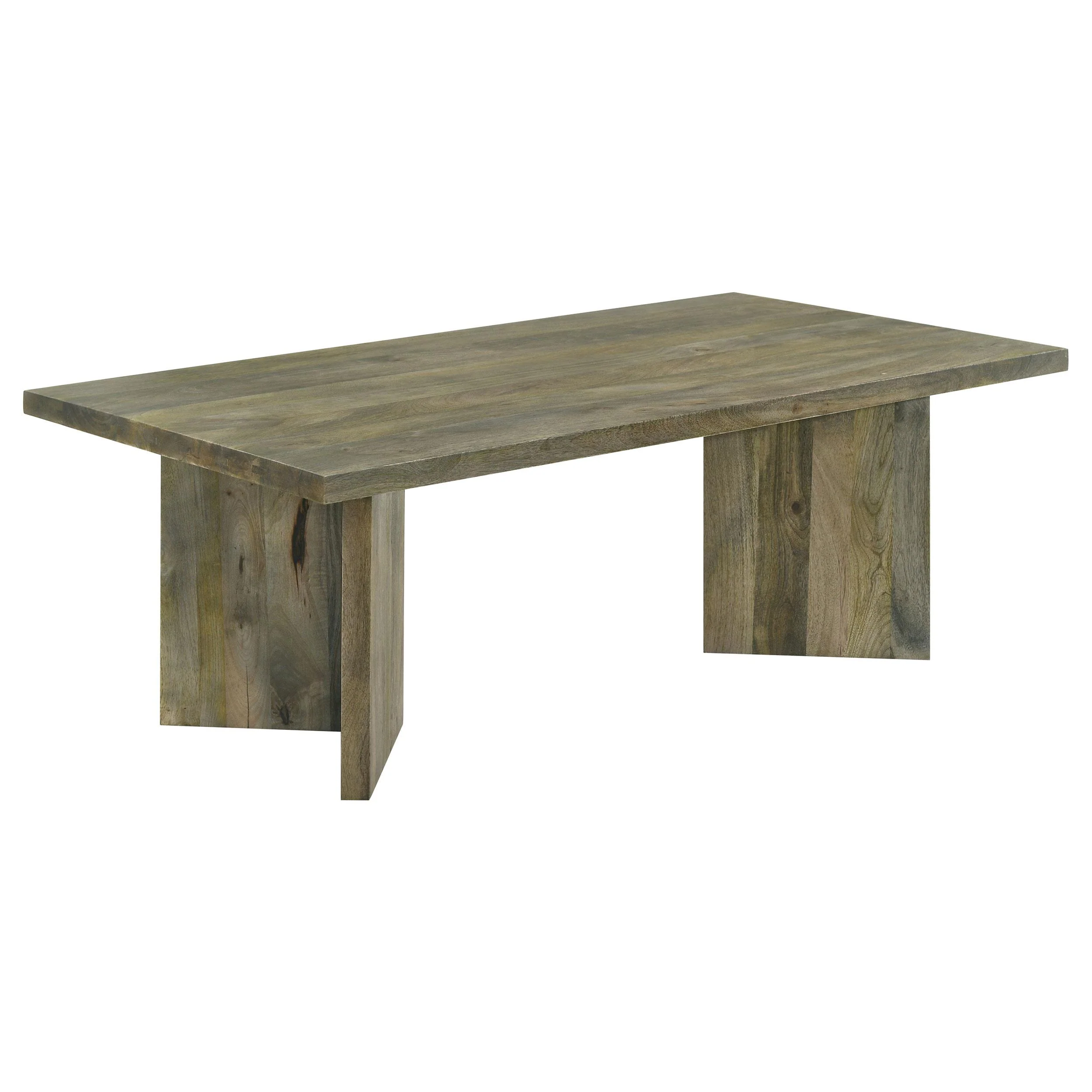 Coaster Furniture Andando 708498 Rectangular Solid Wood Coffee Table - Mango Brown - Image 1