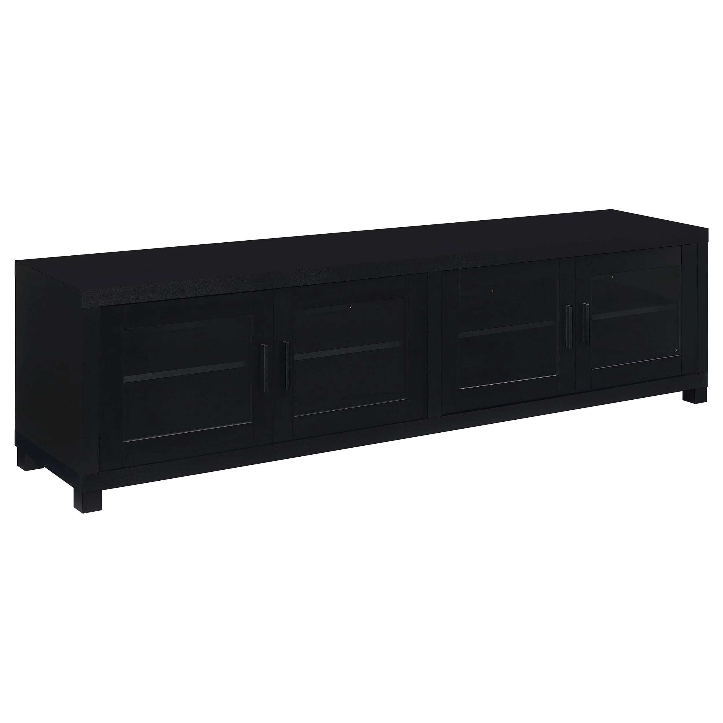 Coaster Furniture Jupiter 736303 4-door Engineered Wood 79-inch TV Stand – Black