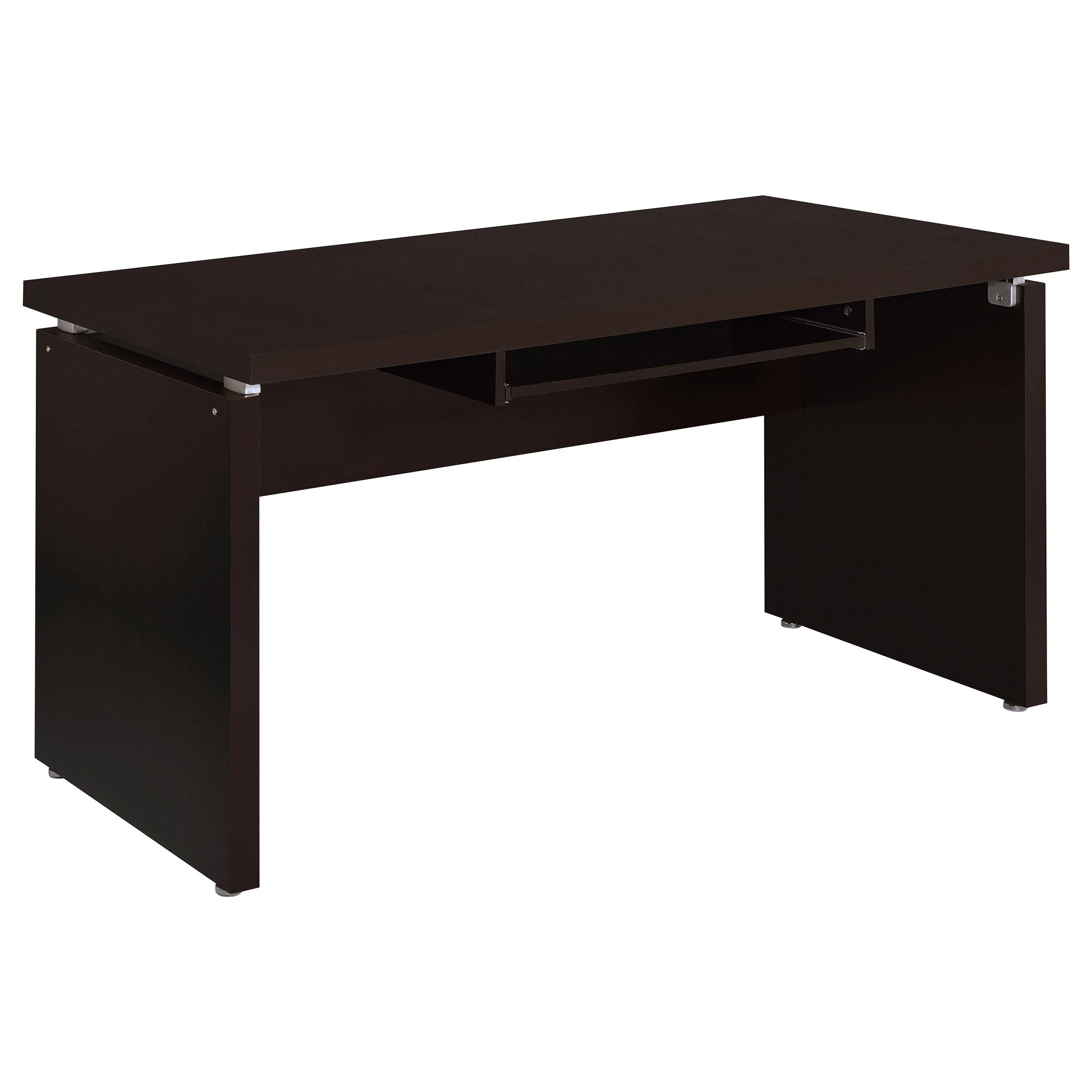 Coaster Furniture Skylar 800891L 83-inch L-Shaped Office Computer Desk - Cappuccino - Image 2